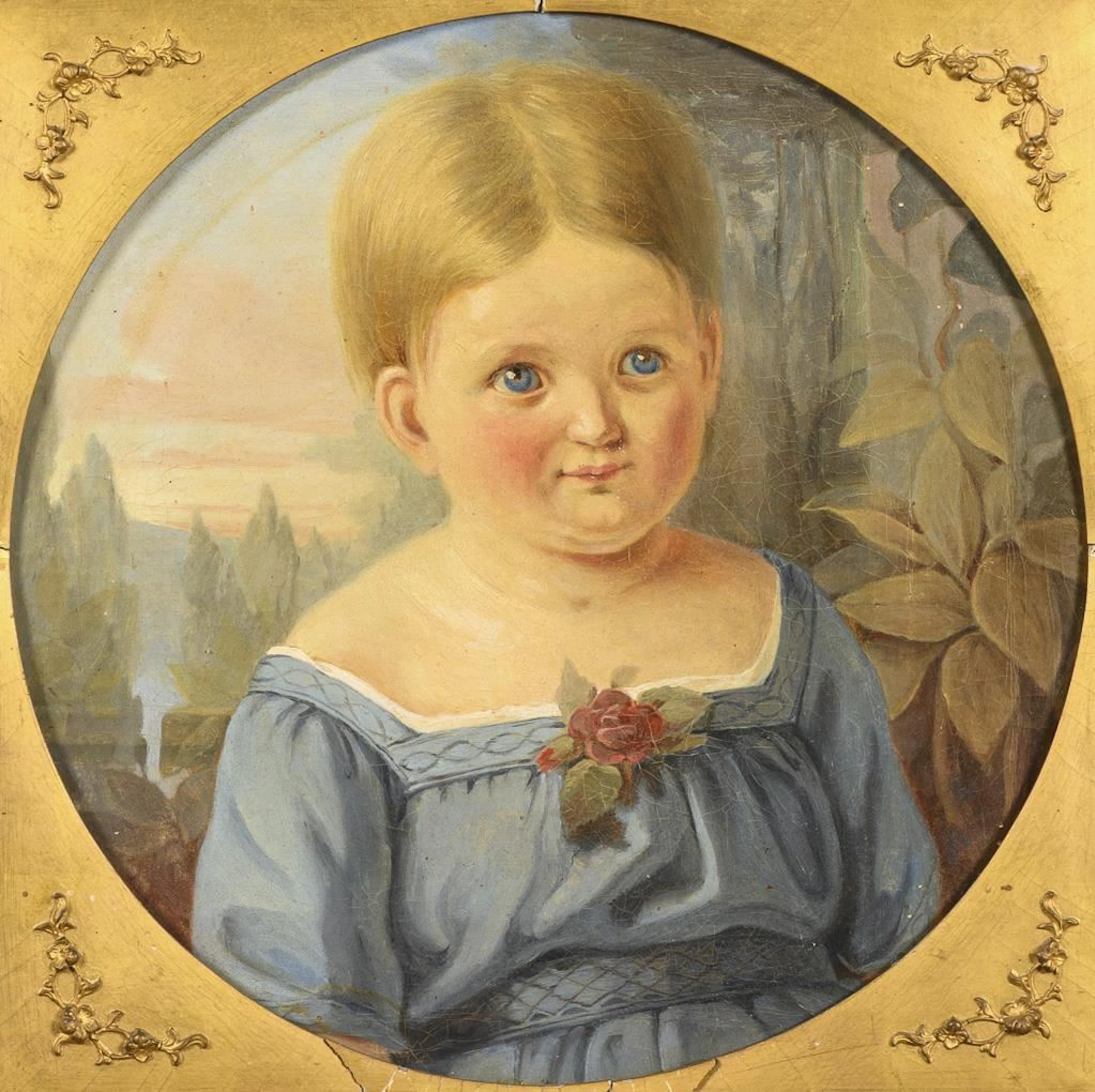 Biedermeier Portrait of a Child