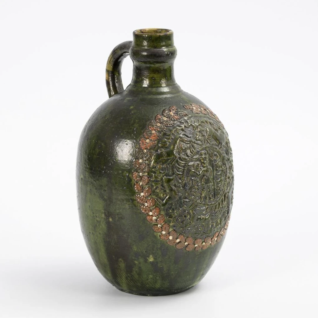 Rural narrow-necked bottle.