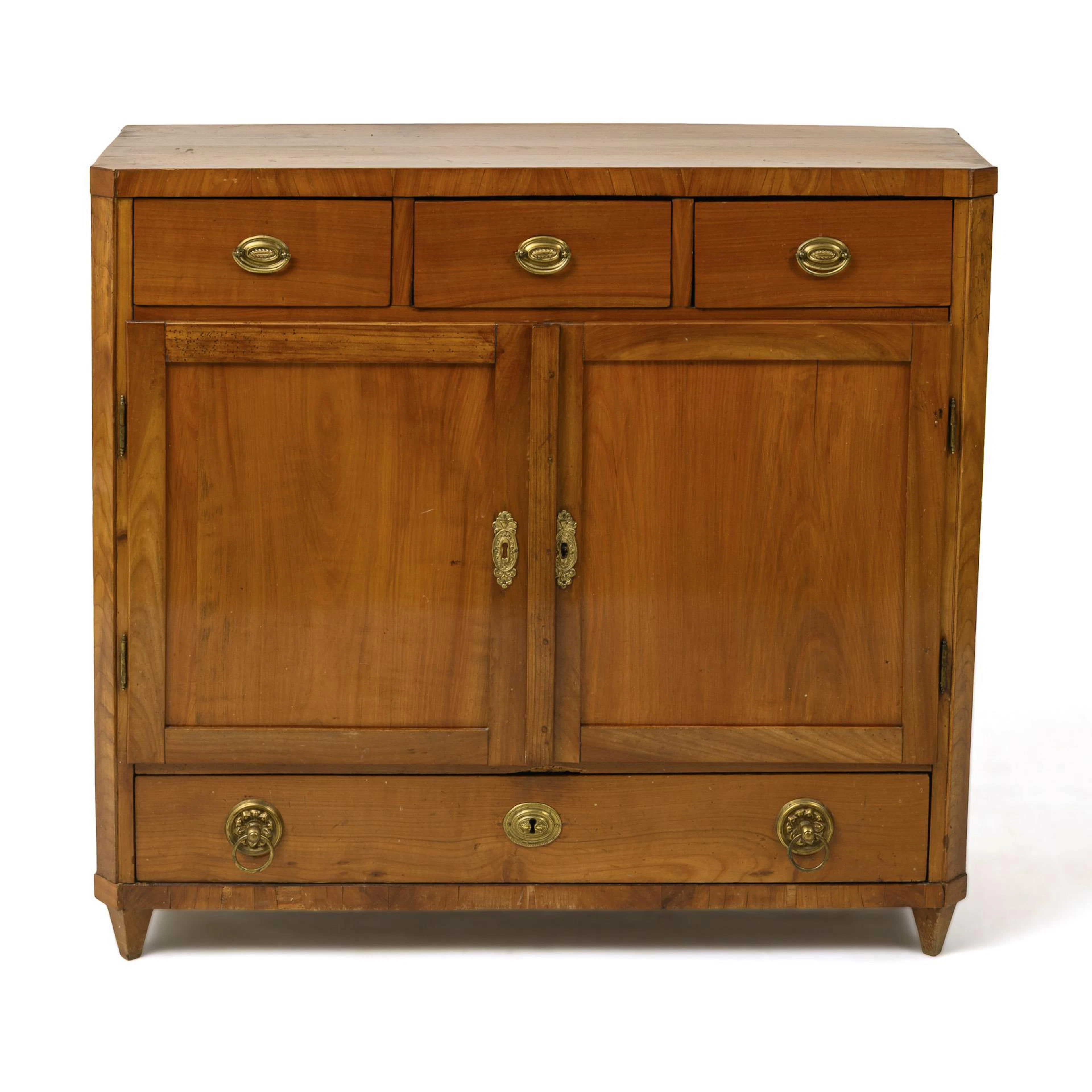 Biedermeier half cupboard.