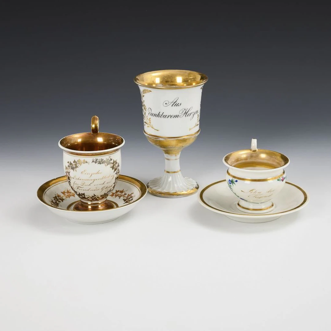 3 Friendship Porcelains.
