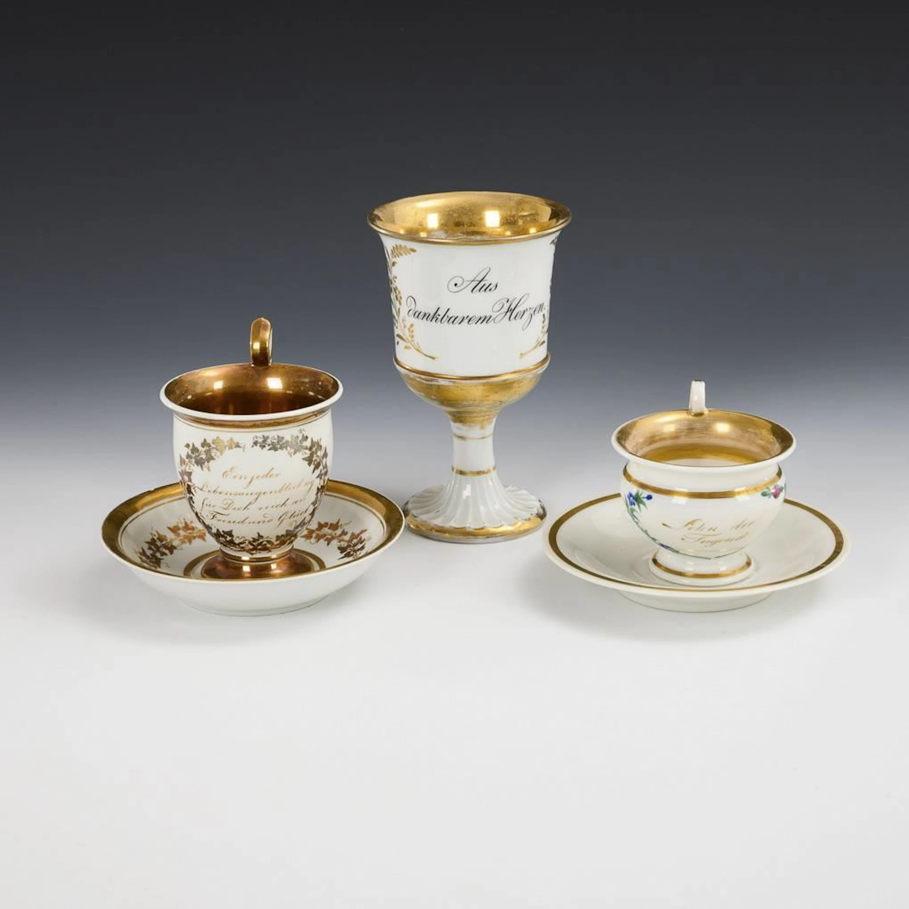 3 Friendship Porcelains.
