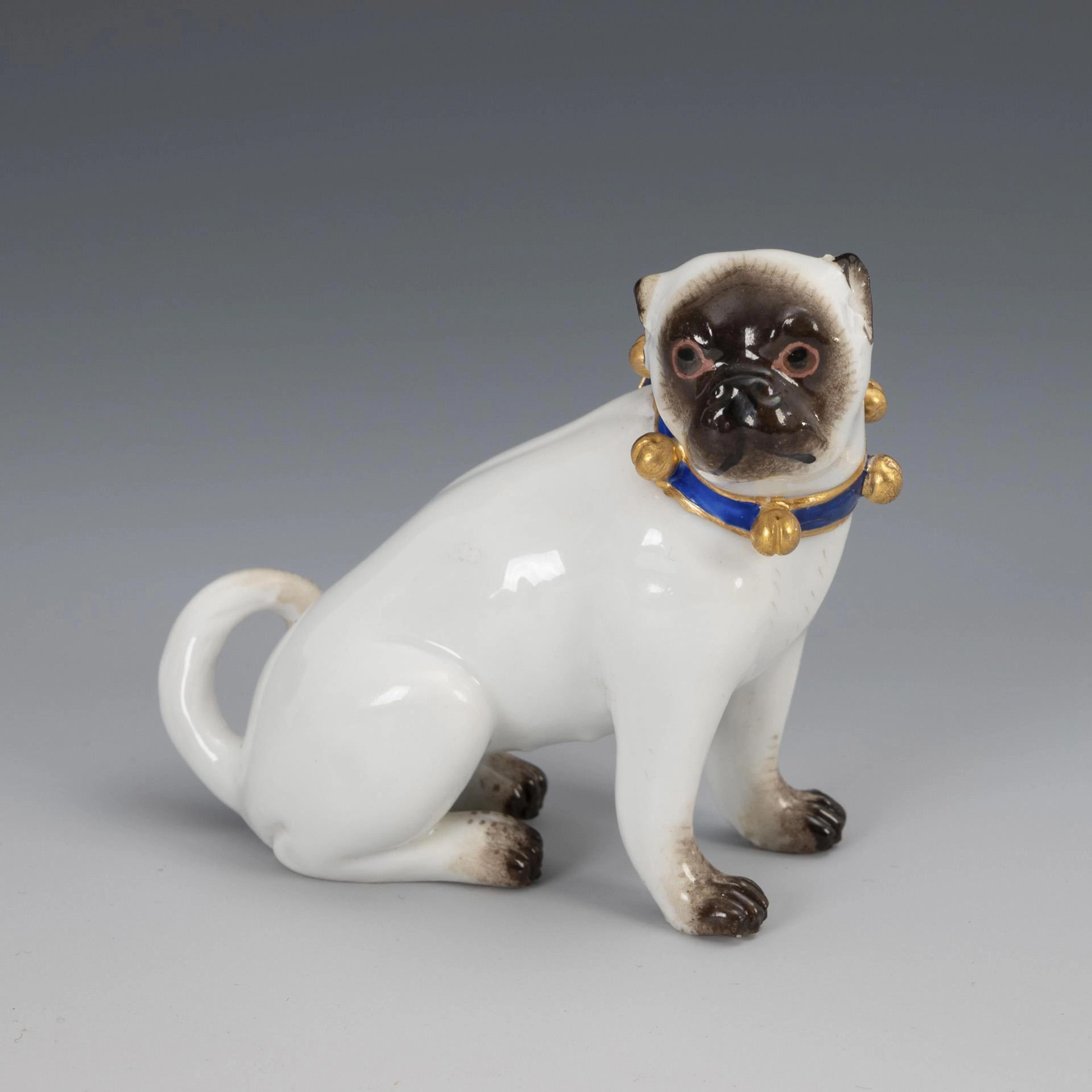 Miniature Pug. Meissen.