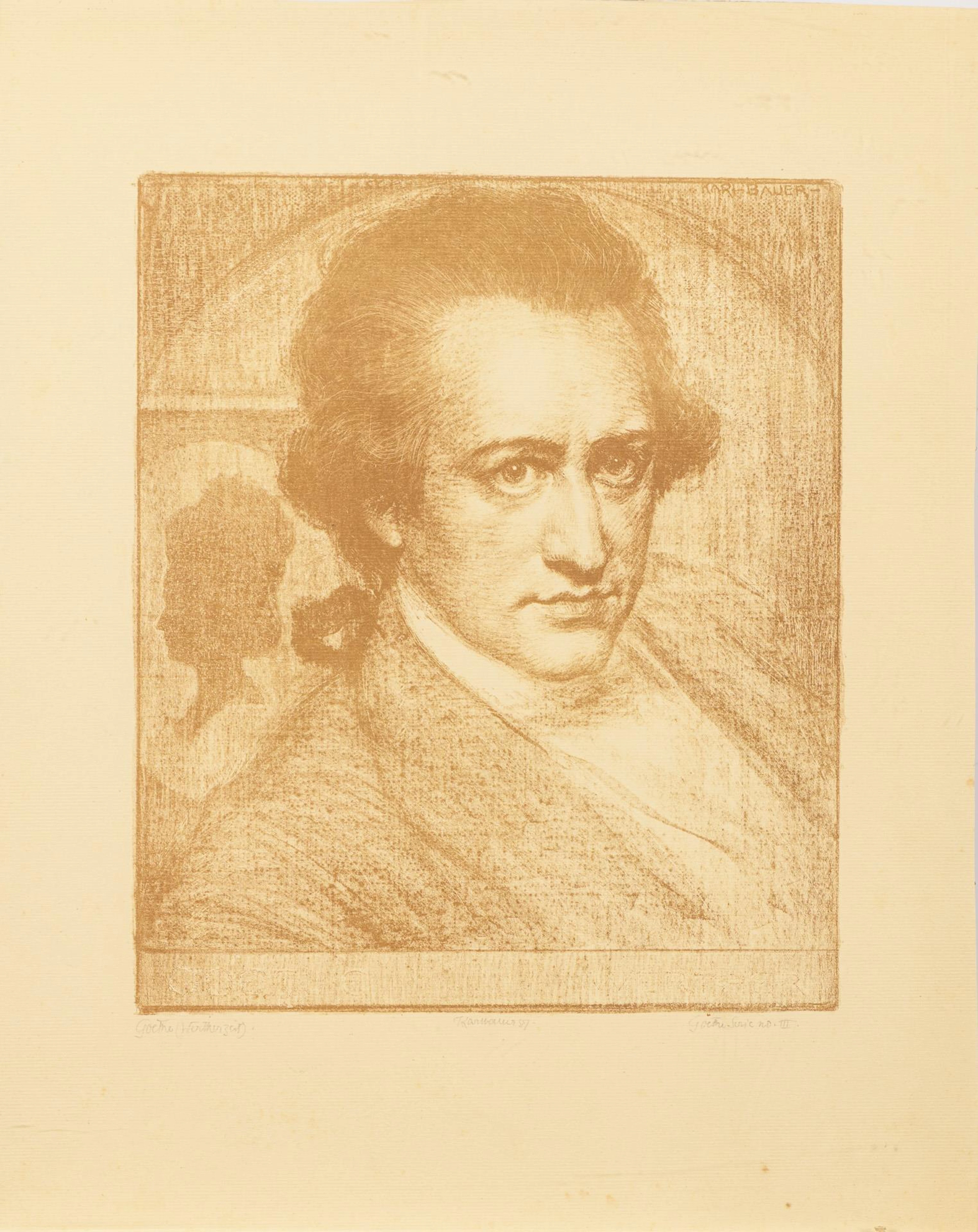 BAUER, Karl (1868 - 1942), BAUER, Karl (1868 - 1942), BAUER, Karl