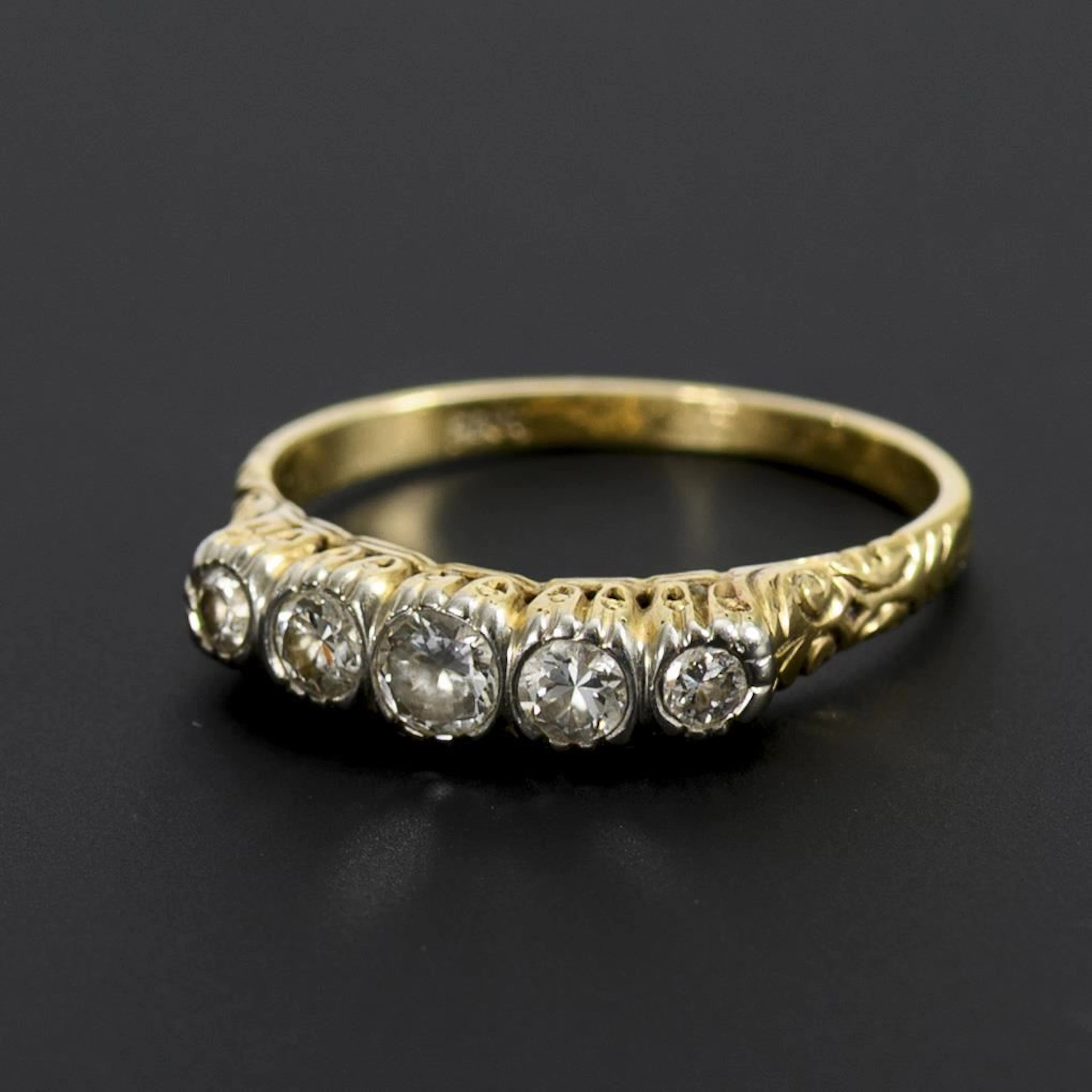 Antique Ring with Diamonds.