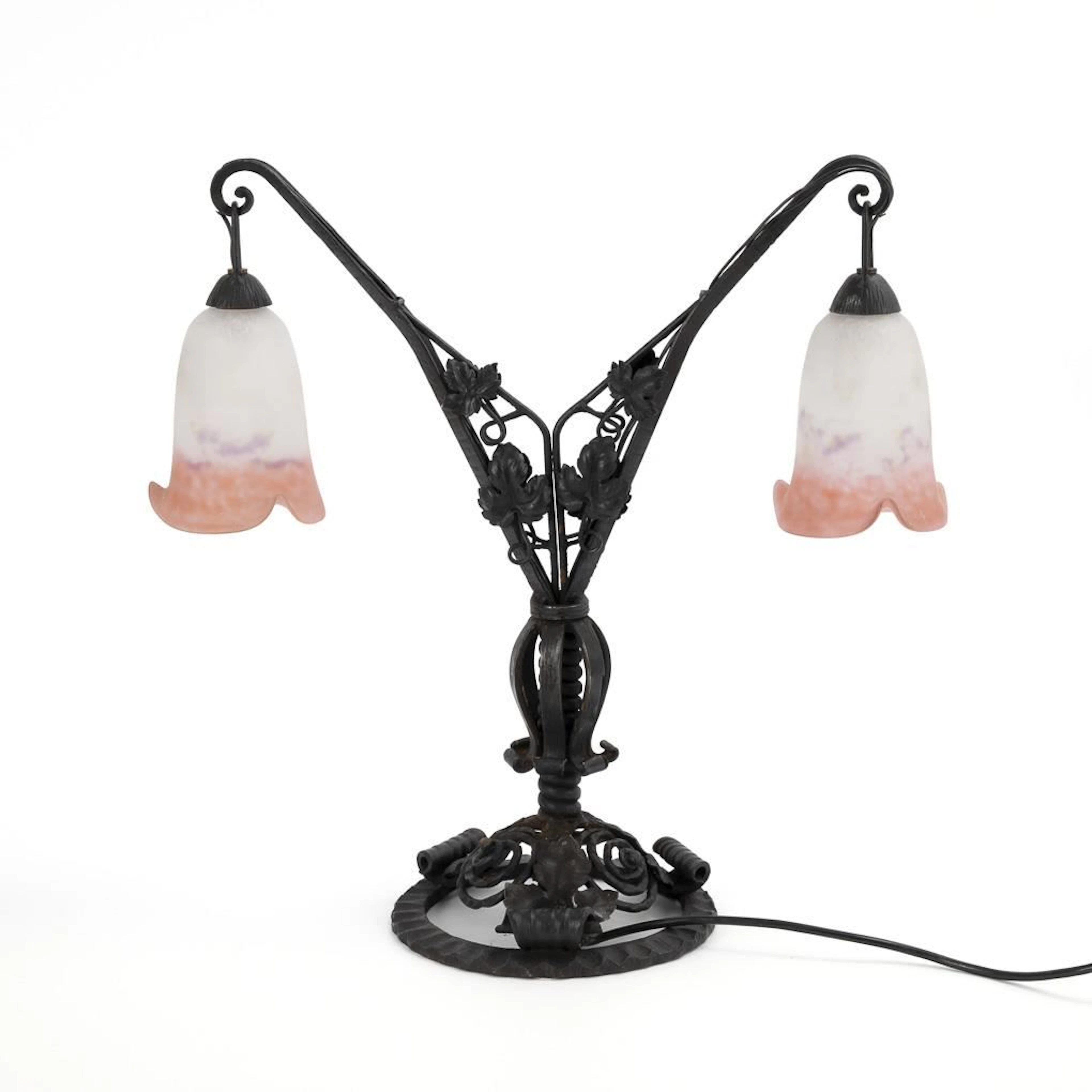 Art Deco table lamp. Degué.