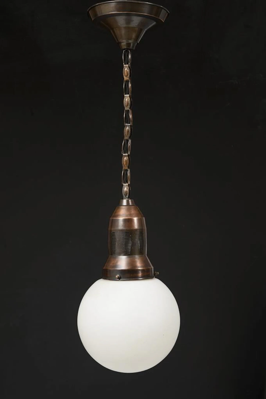 Art Nouveau Ball Lamp.