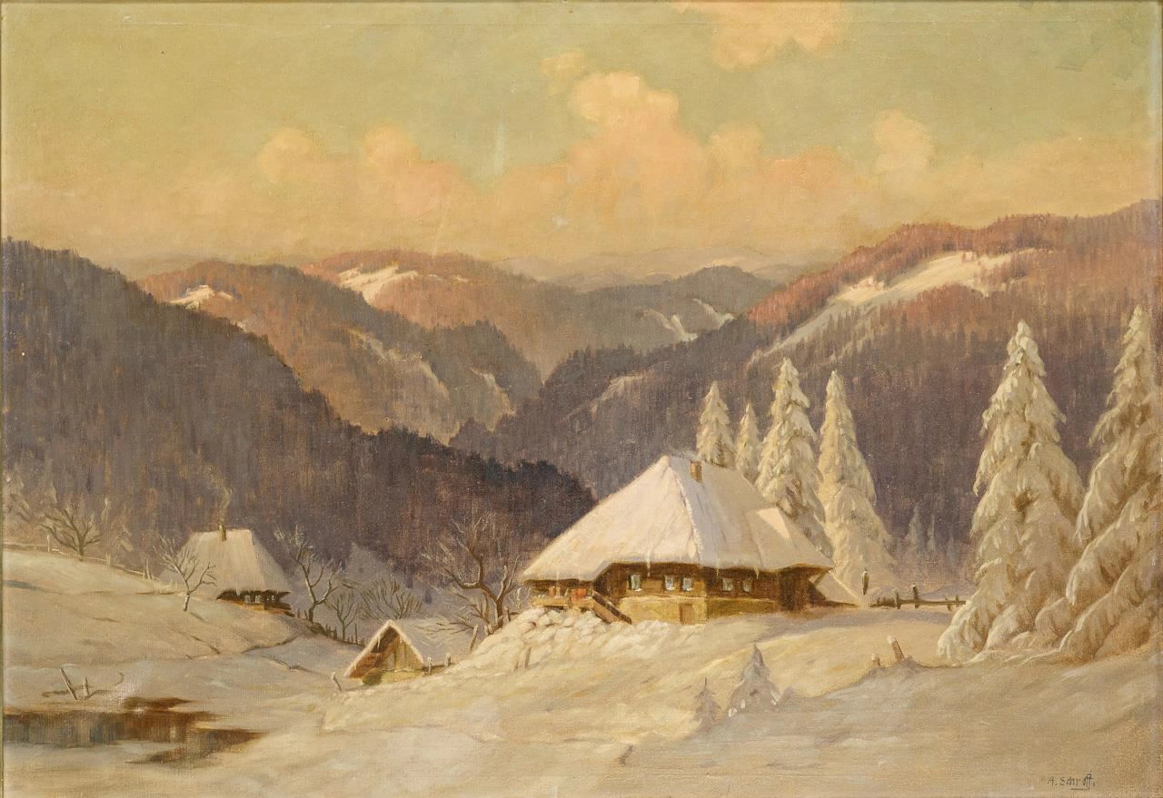 SCHROFF, Alfred Hermann(1863–1939), SCHROFF, Alfred Hermann(1863–1939)