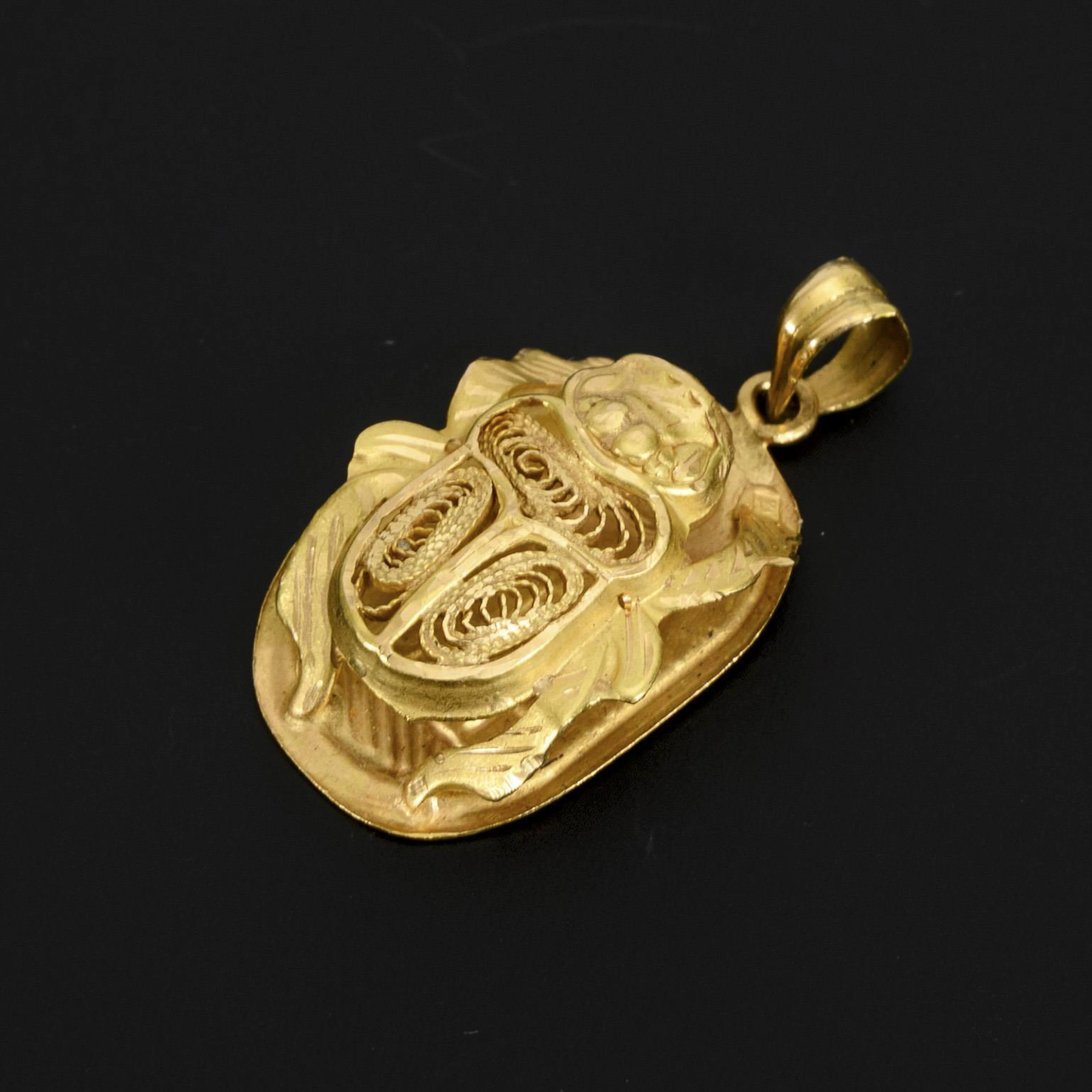 Scarab pendant.
