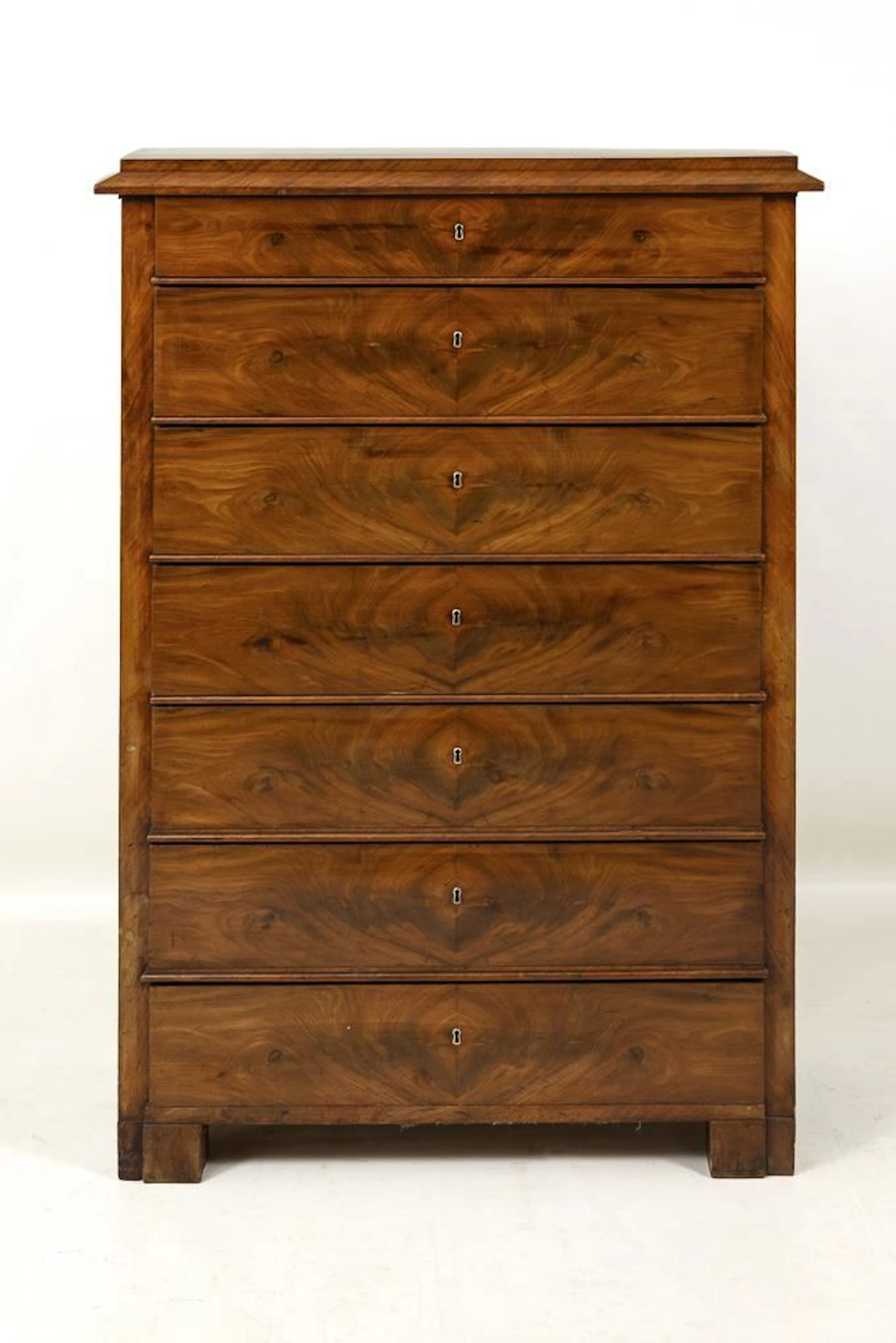 7-drawer Biedermeier chest of drawers.