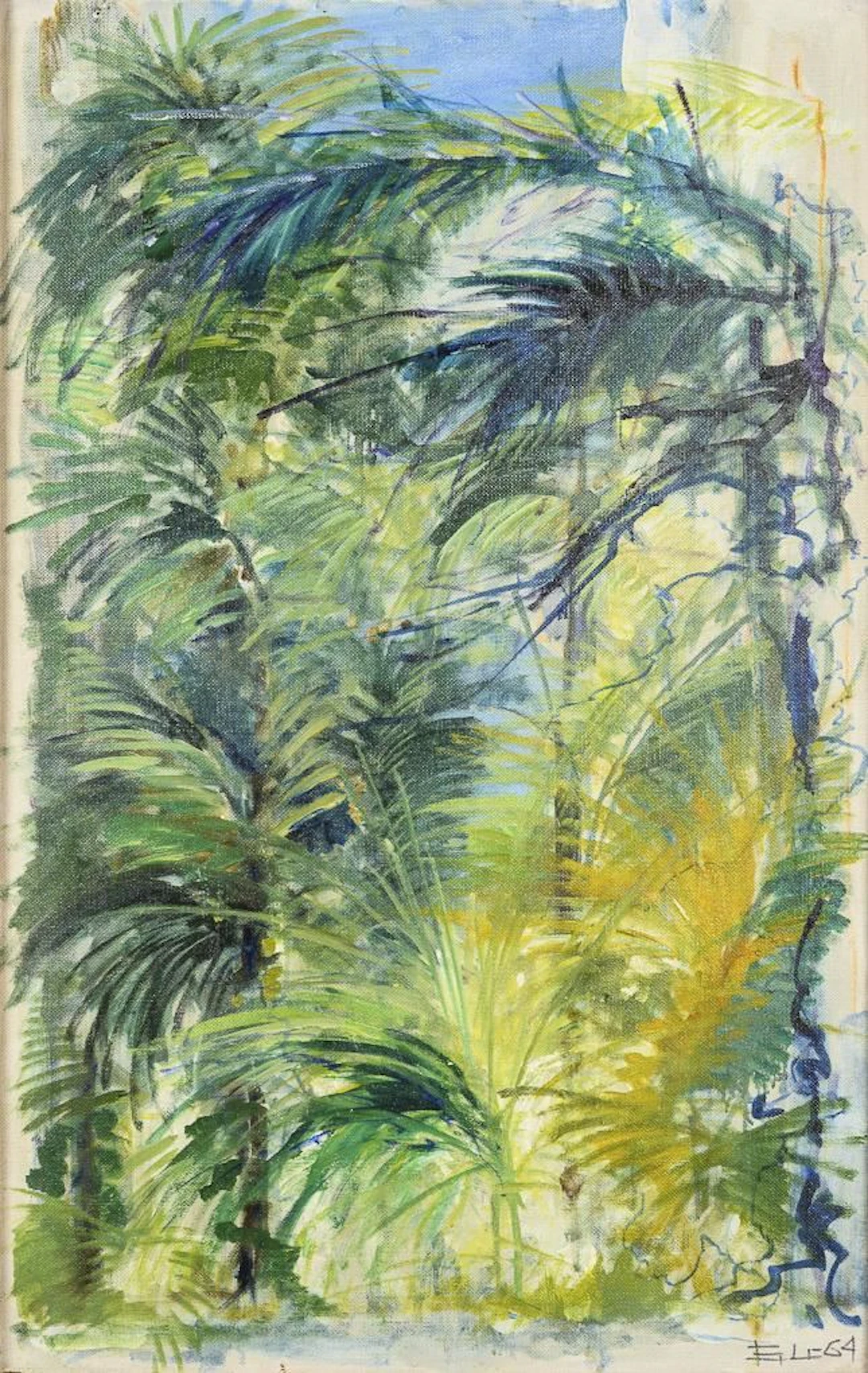 Indistinctly signed: Palms