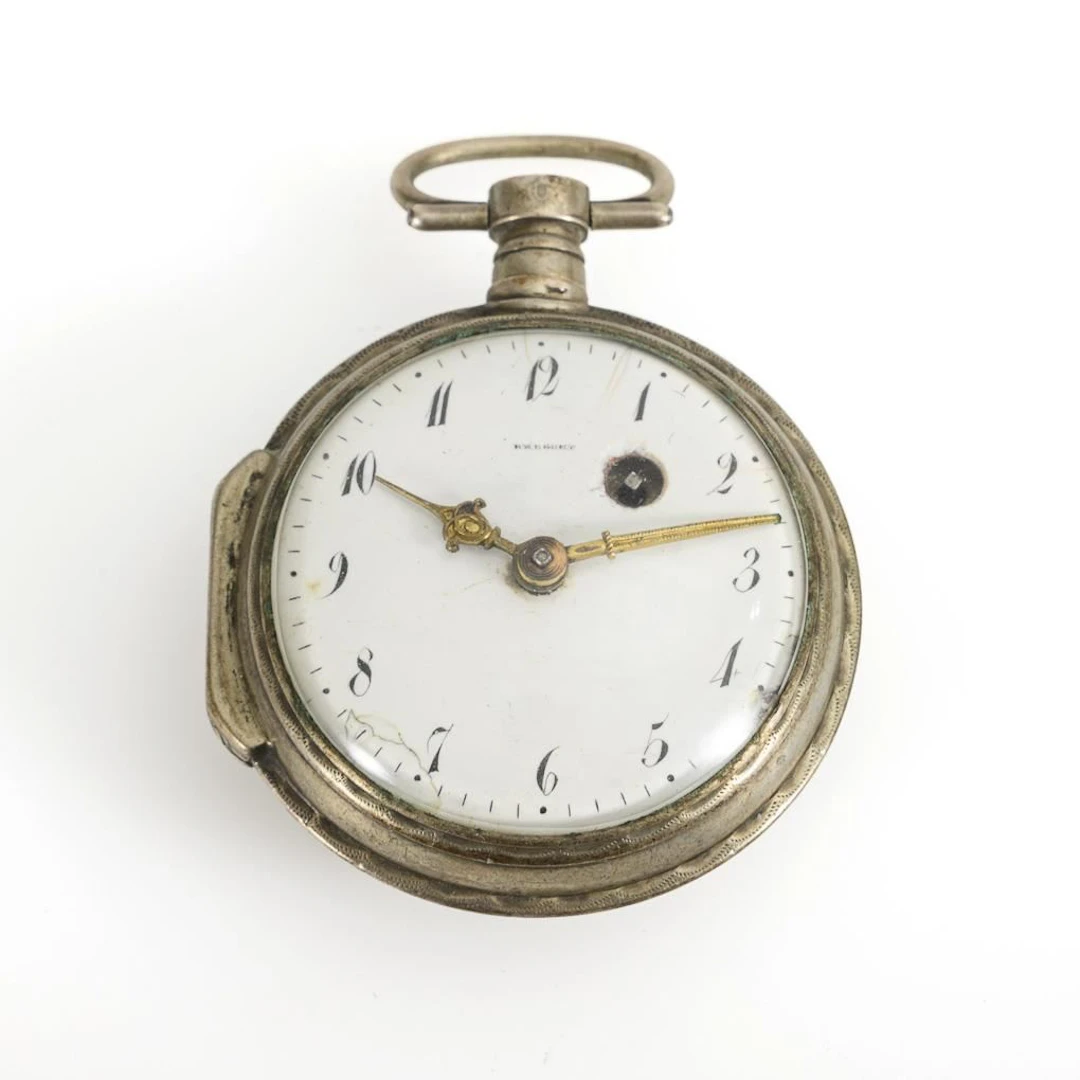 Spindle pocket watch, marked "Breguet".