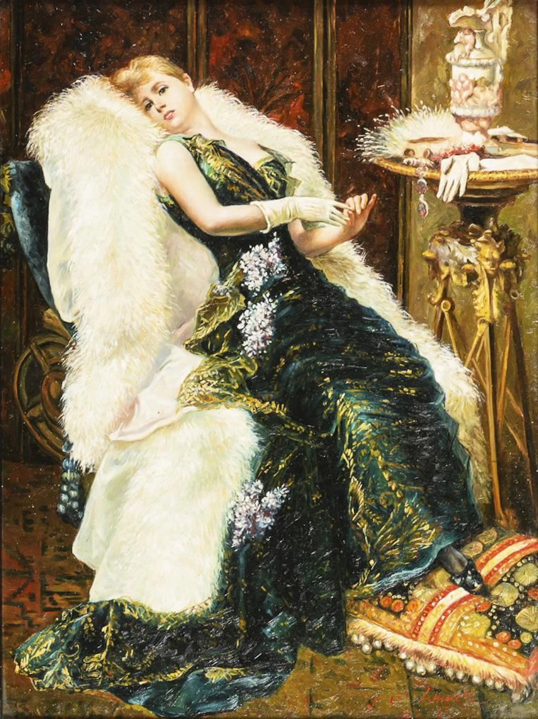 MÜCKE, Louis(* 1940), MÜCKE, Louis(* 1940), MÜCKE, Louis, Reclining Woman