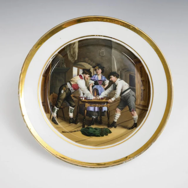 Picture Plate: Tavern Scene.
