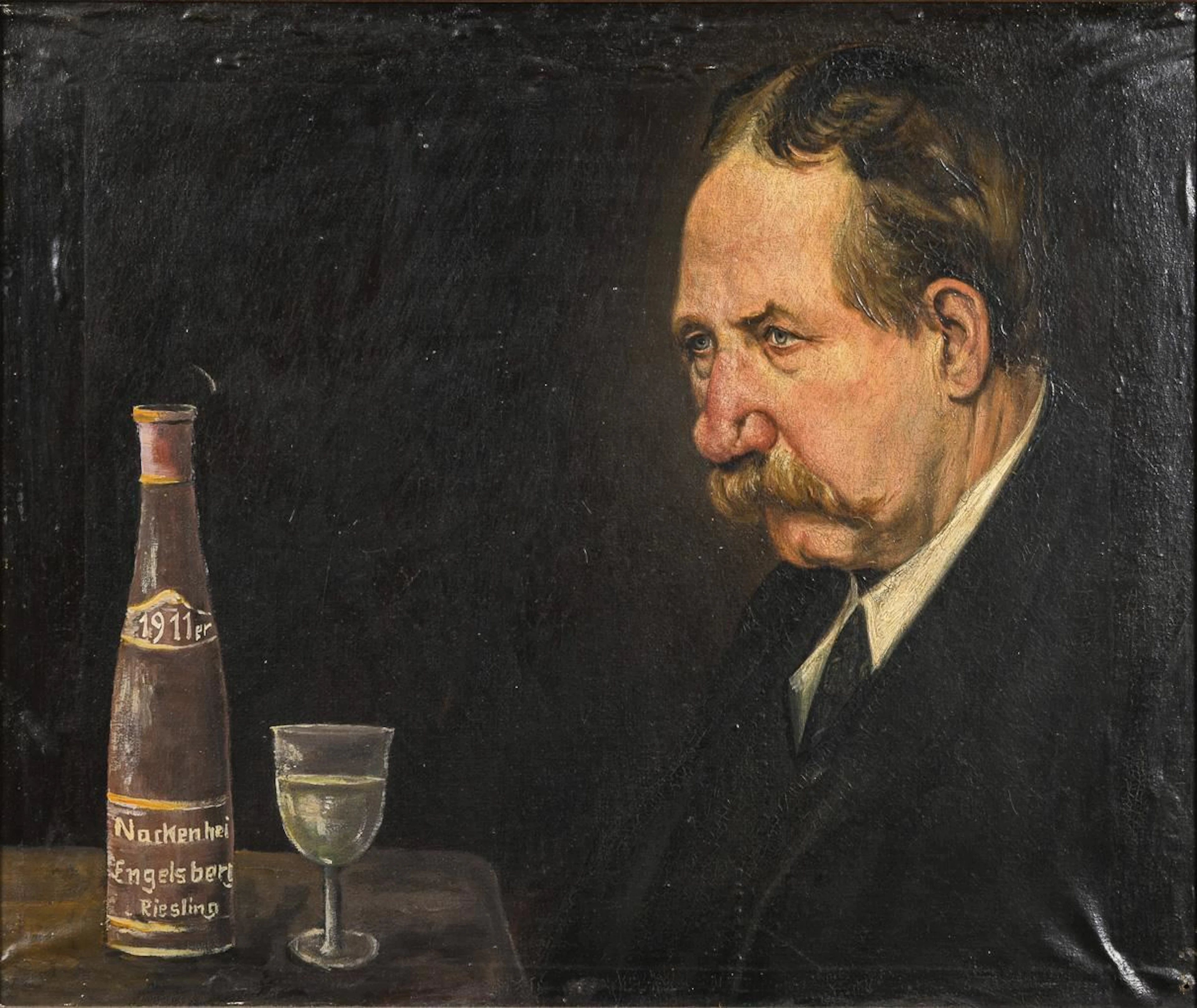 SCHÄFER, SCHÄFER, SCHÄFER, Wine Drinker with Bottle