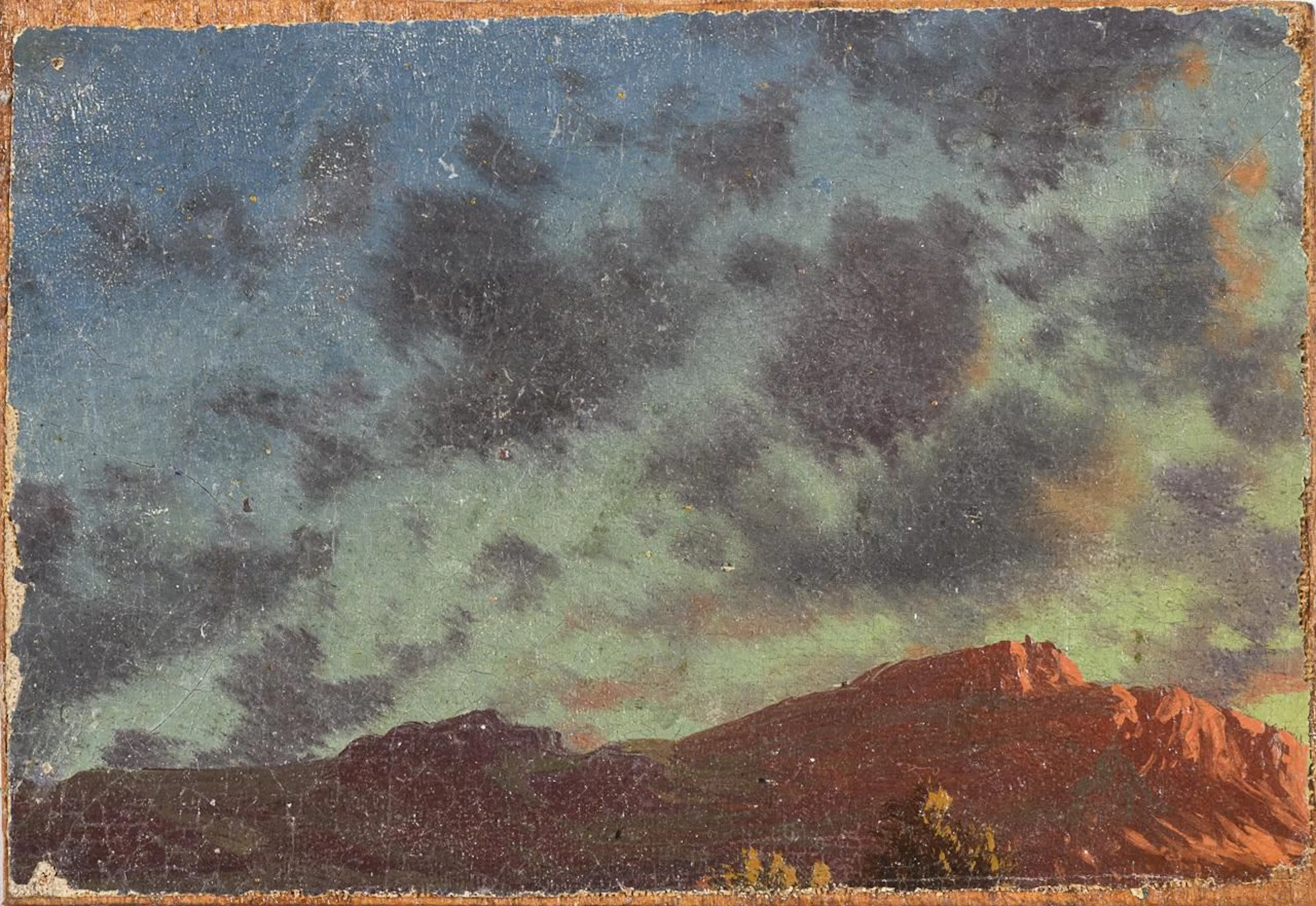 Romantic: Evening Glow on the Mountain Peaks
