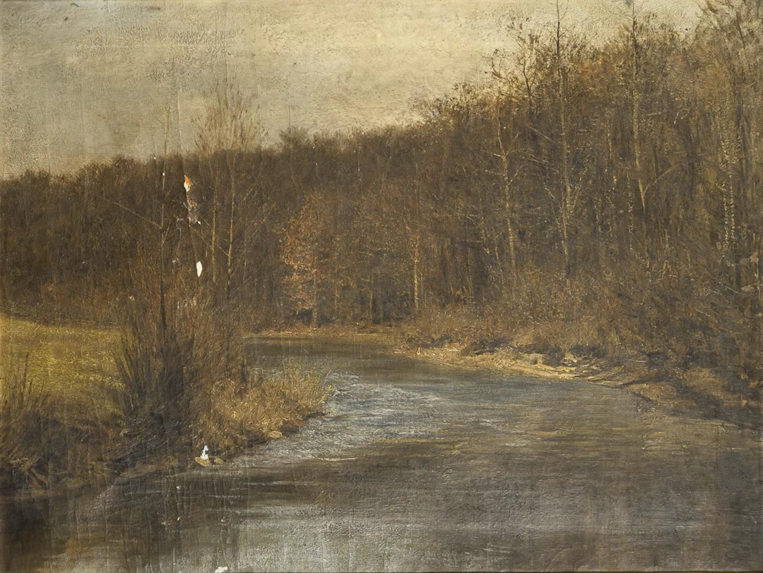 River Bend with Forest Edge