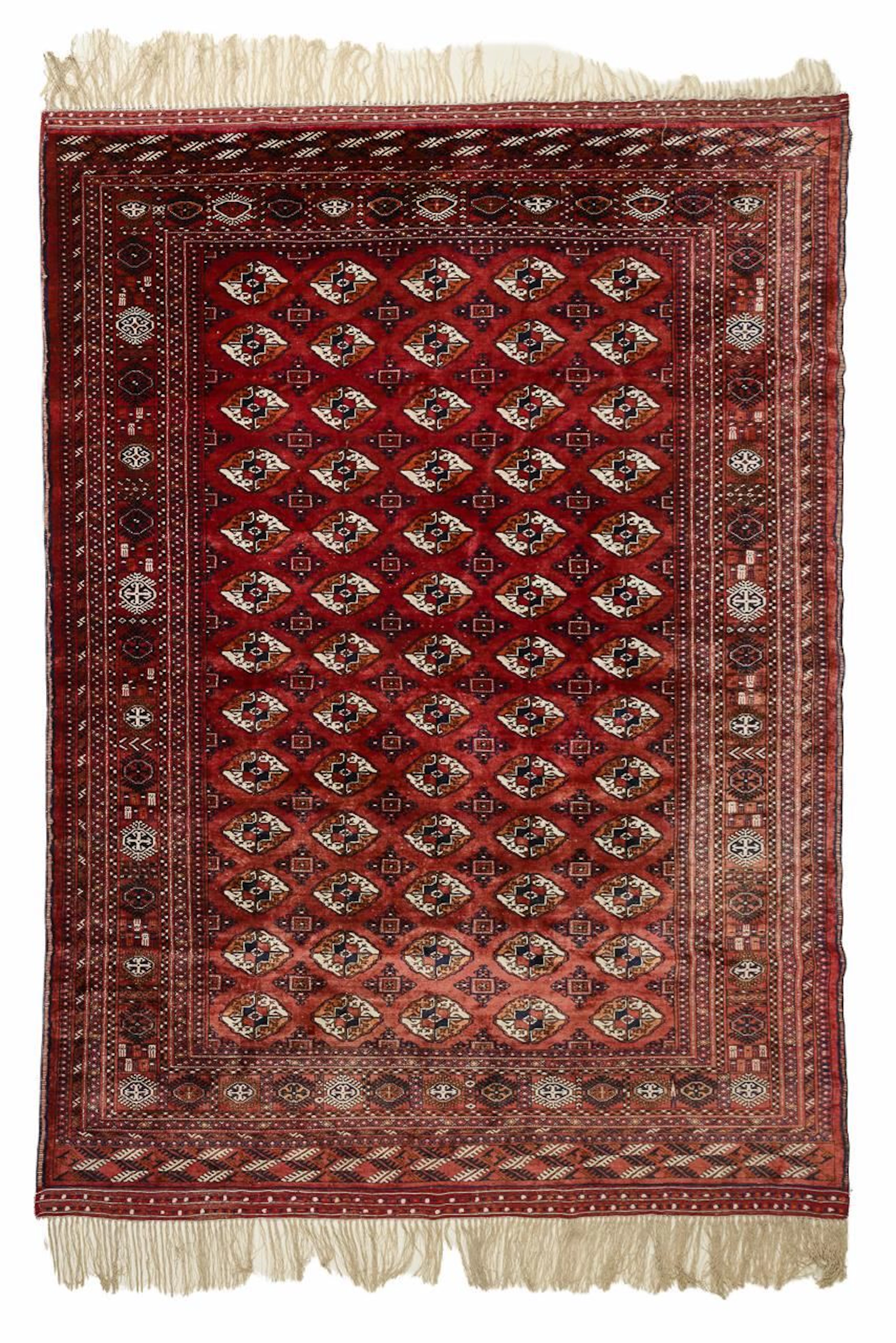 Turkmen "Silk Bukhara" carpet.