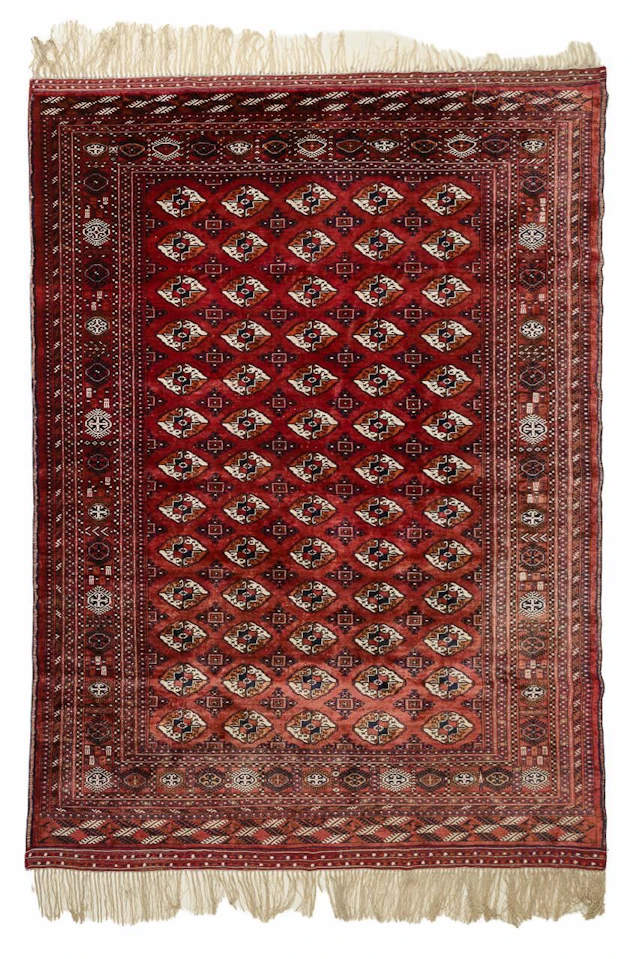Turkmen "Silk Bukhara" carpet.