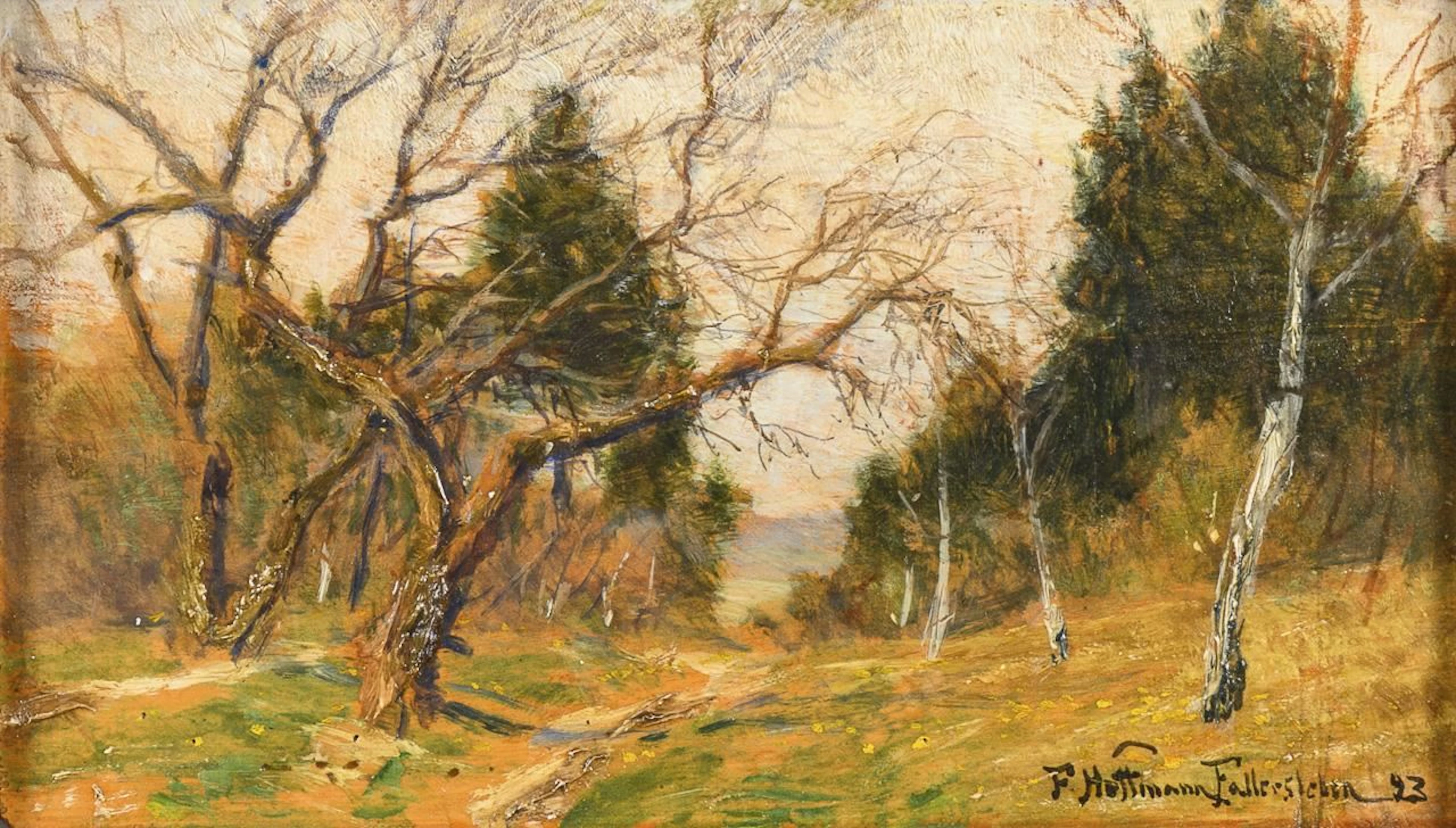 HOFFMANN-FALLERSLEBEN, Franz(1855 Weimar – 1927 Berlin), HOFFMANN-FALLERSLEBEN