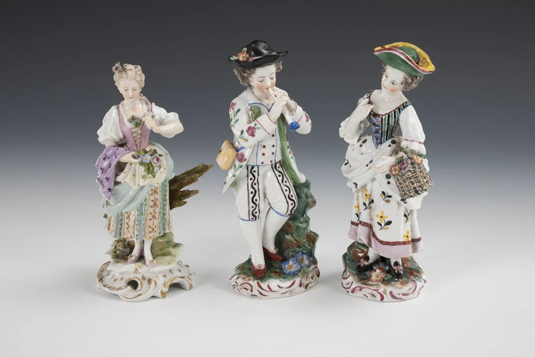 3 Gardener Figures.