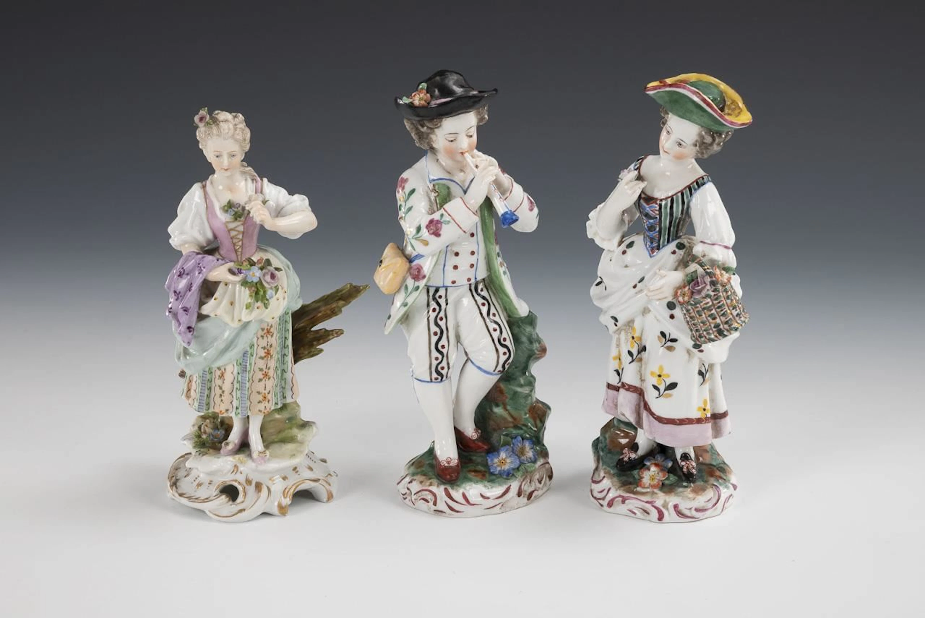 3 Gardener Figures.