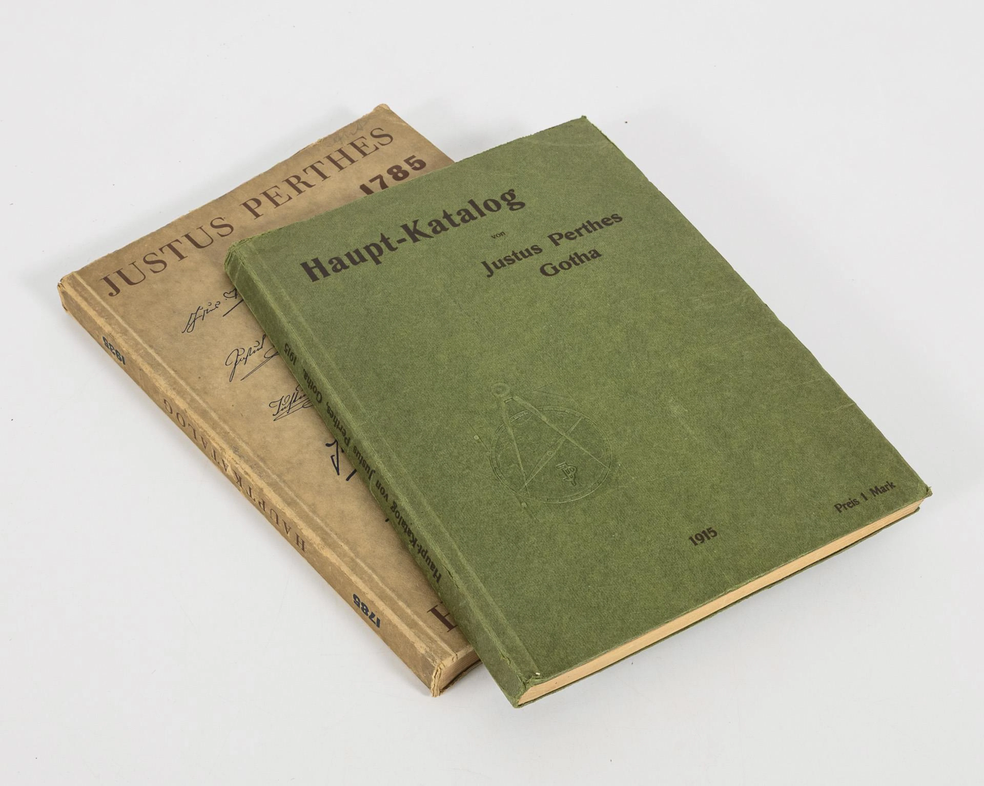 2 main catalogs Justus Perthes from 1915 and 1935