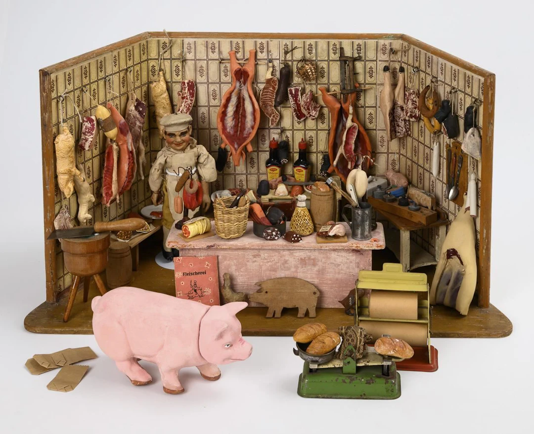 General store serving as a butcher shop.