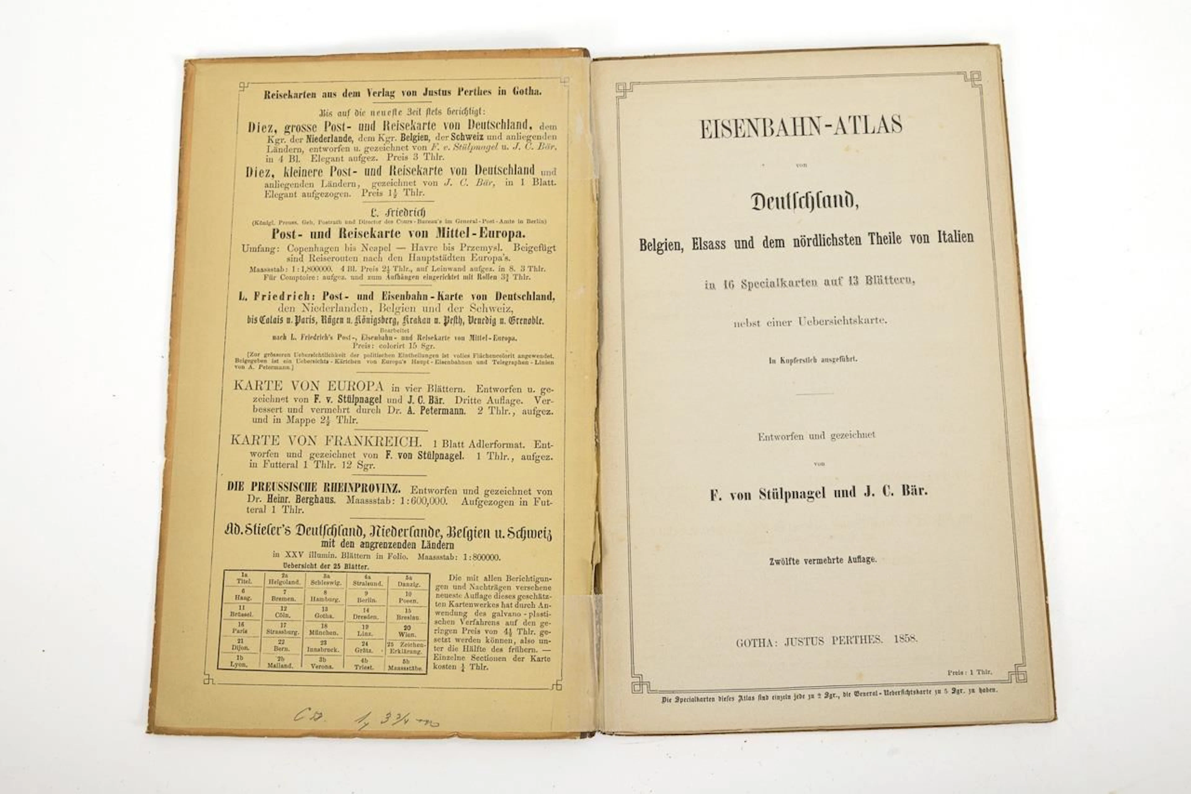 "Railway Atlas of Germany, Belgium, Alsace, and the northernmost part of Italy"
