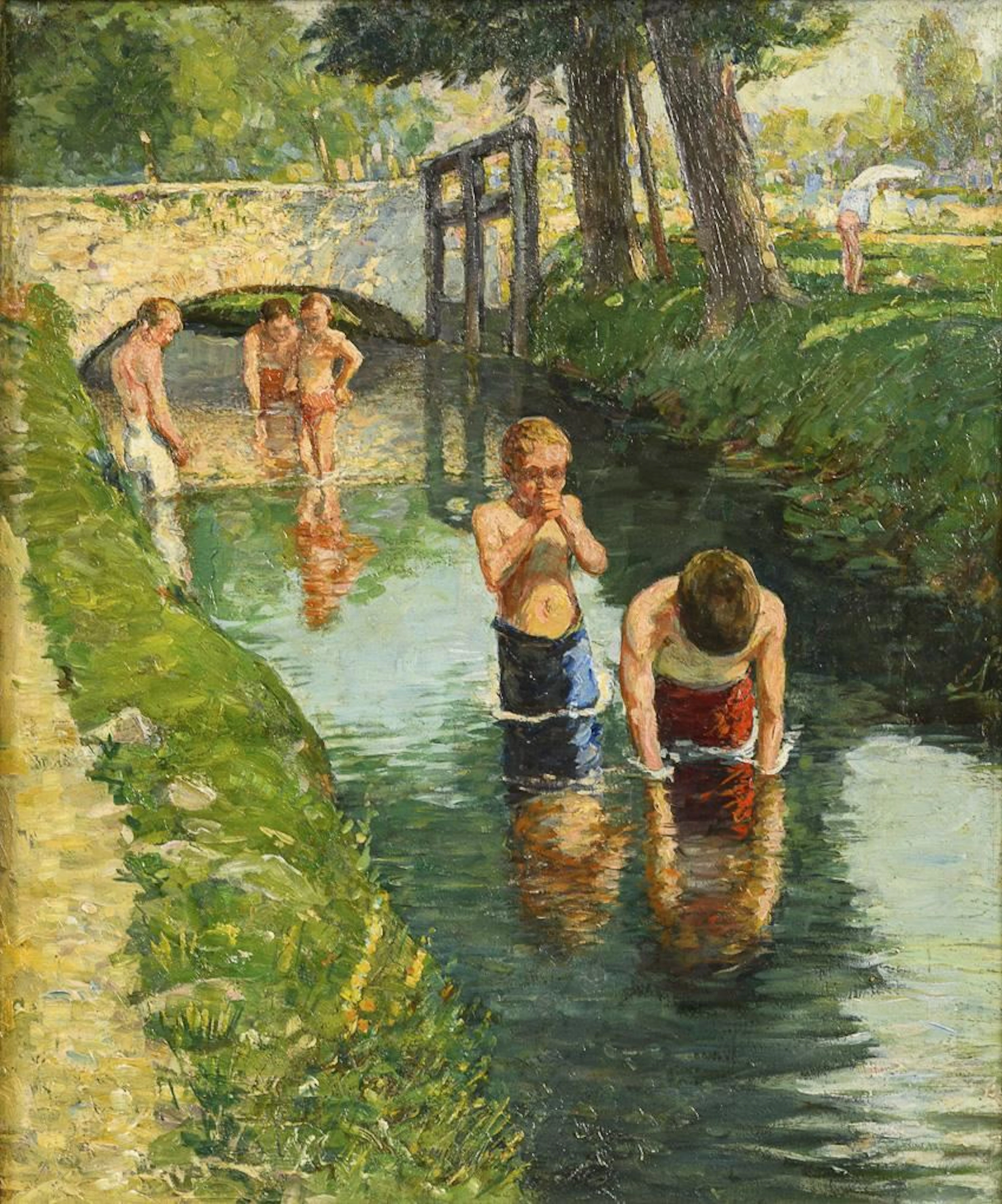 Children Bathing