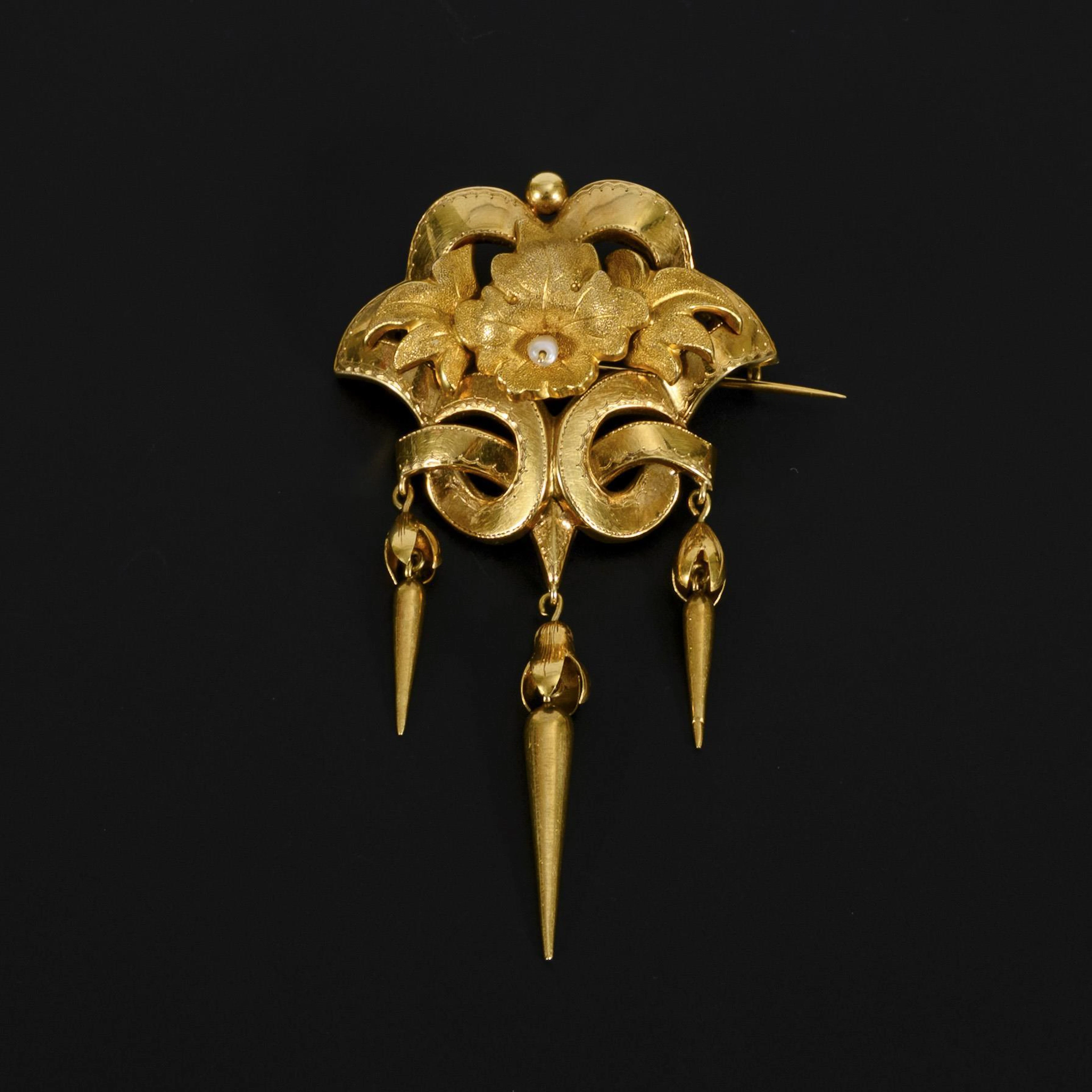 Floral brooch from Sweden, 1892.