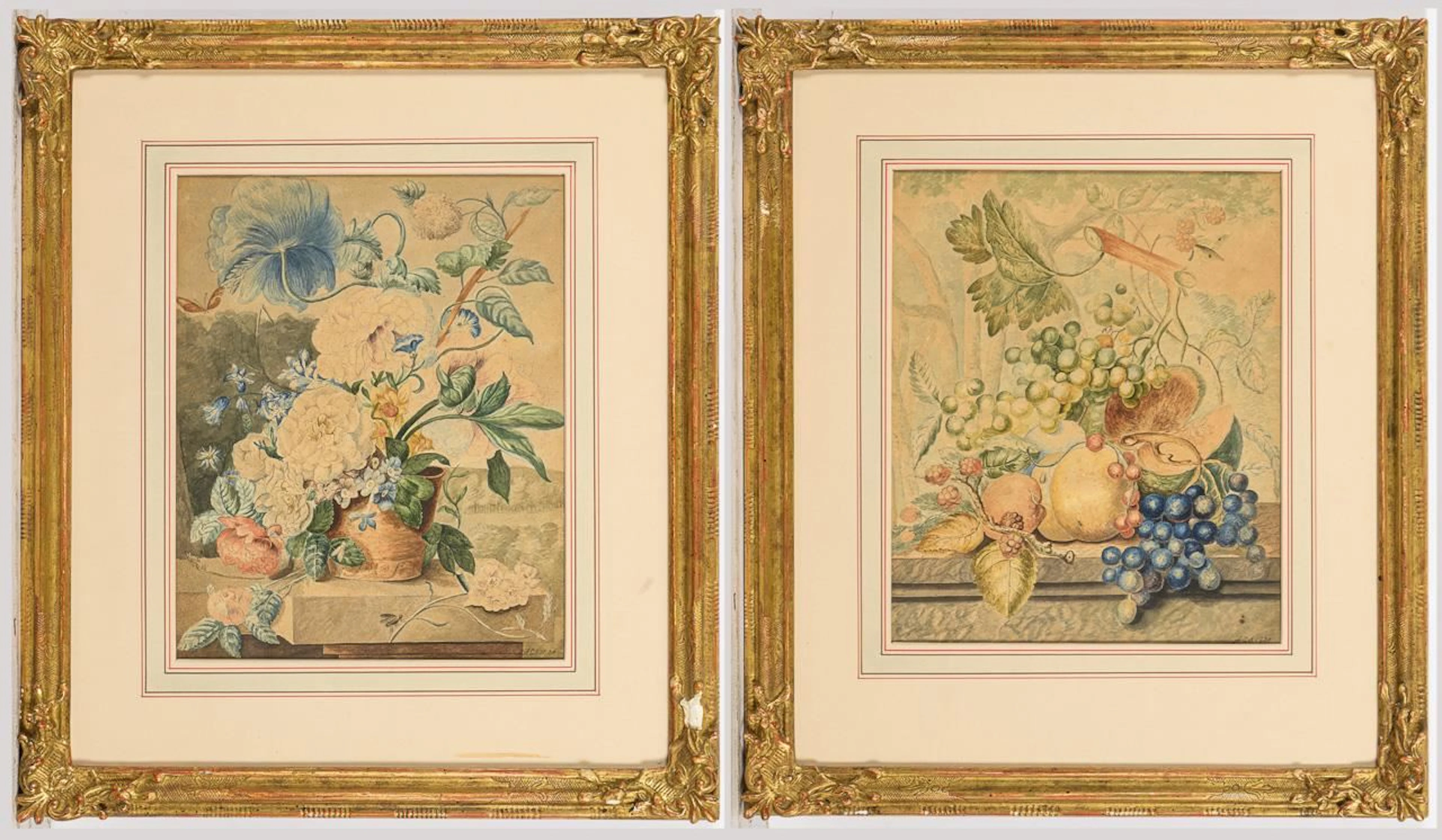 Flower and Fruit Still Life