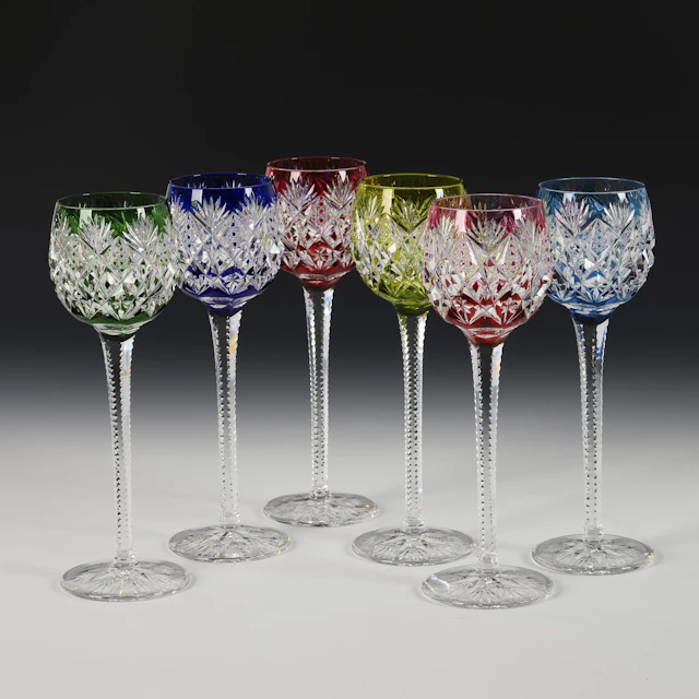 6 wine glasses "Florence". St. Louis.