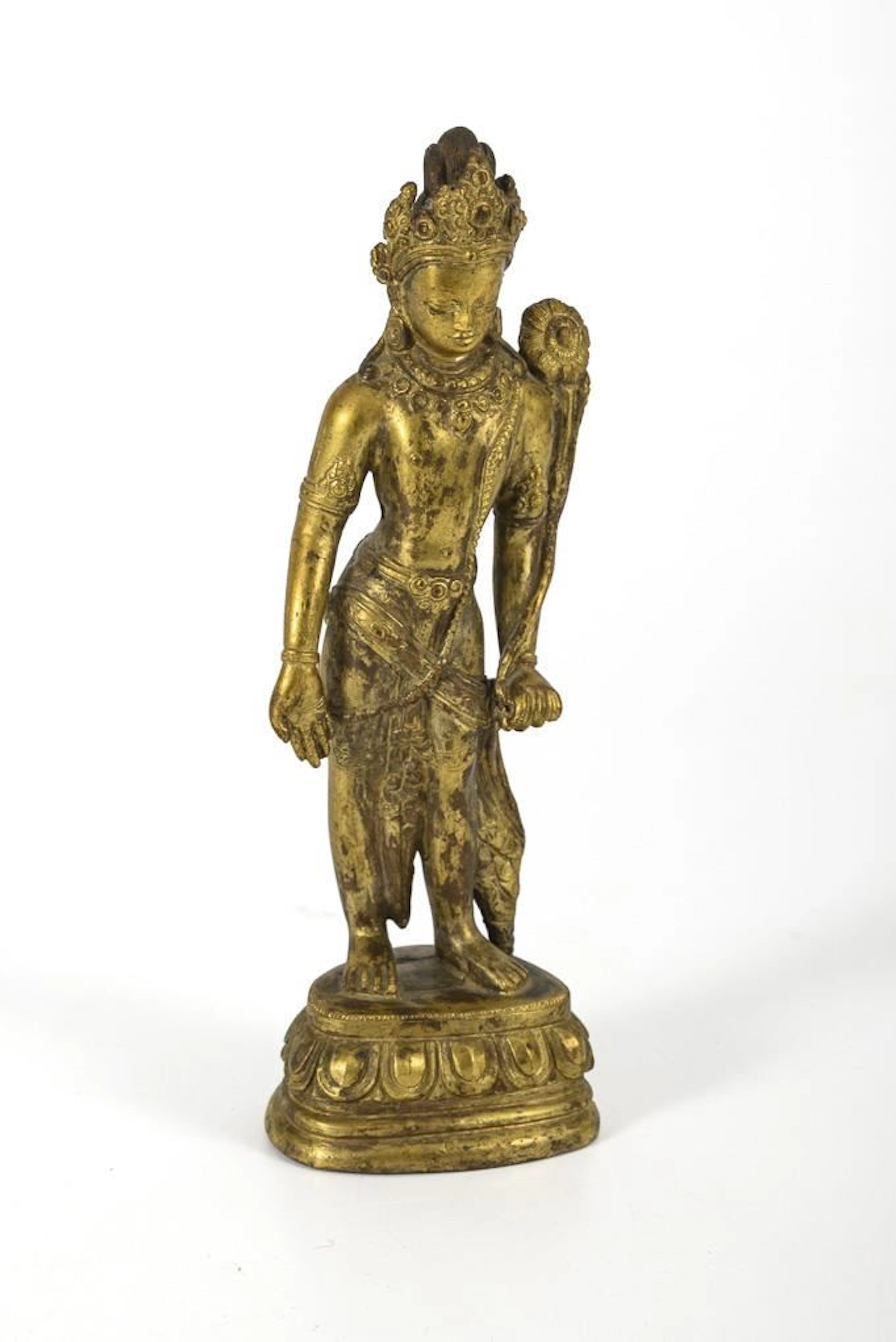 Gilded bronze - Bodhisattva of Compassion.
