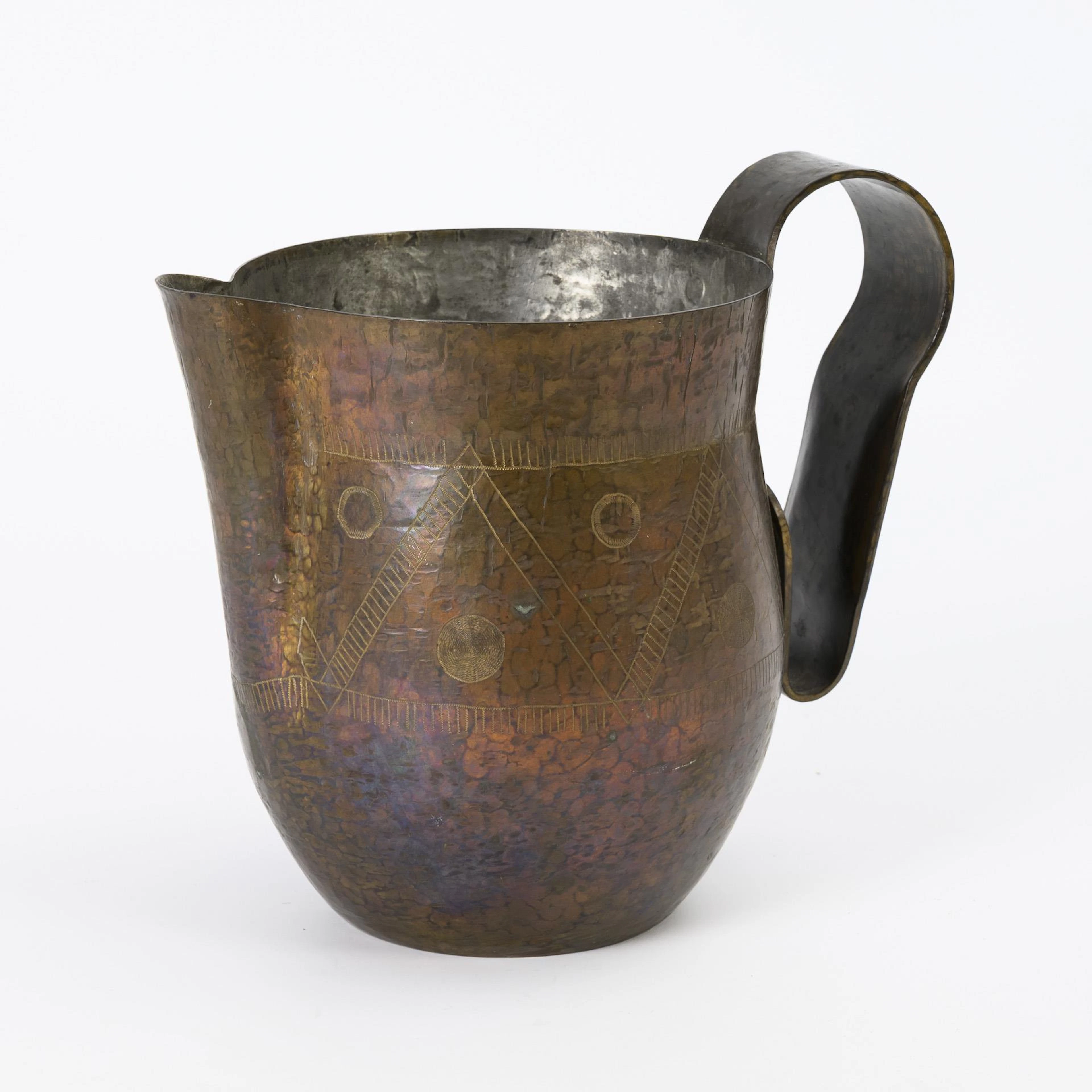 Brass jug. Hayno Focken.