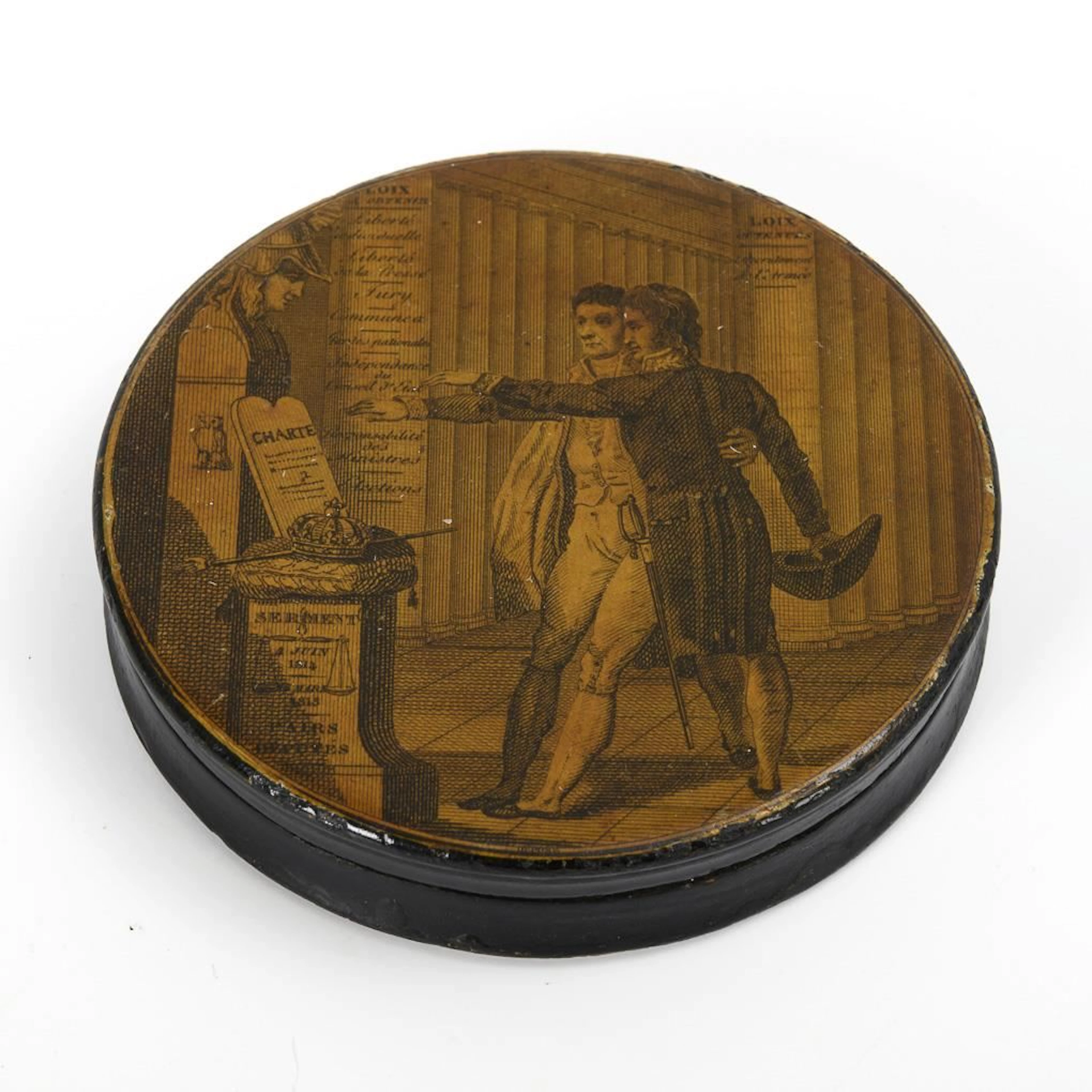 Snuffbox in honor of the defenders of the rights and freedoms of the