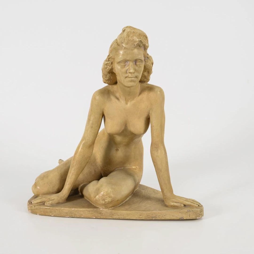 Kneeling Female Nude.