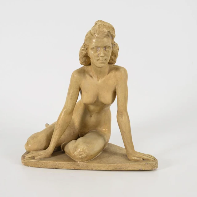 Kneeling Female Nude.