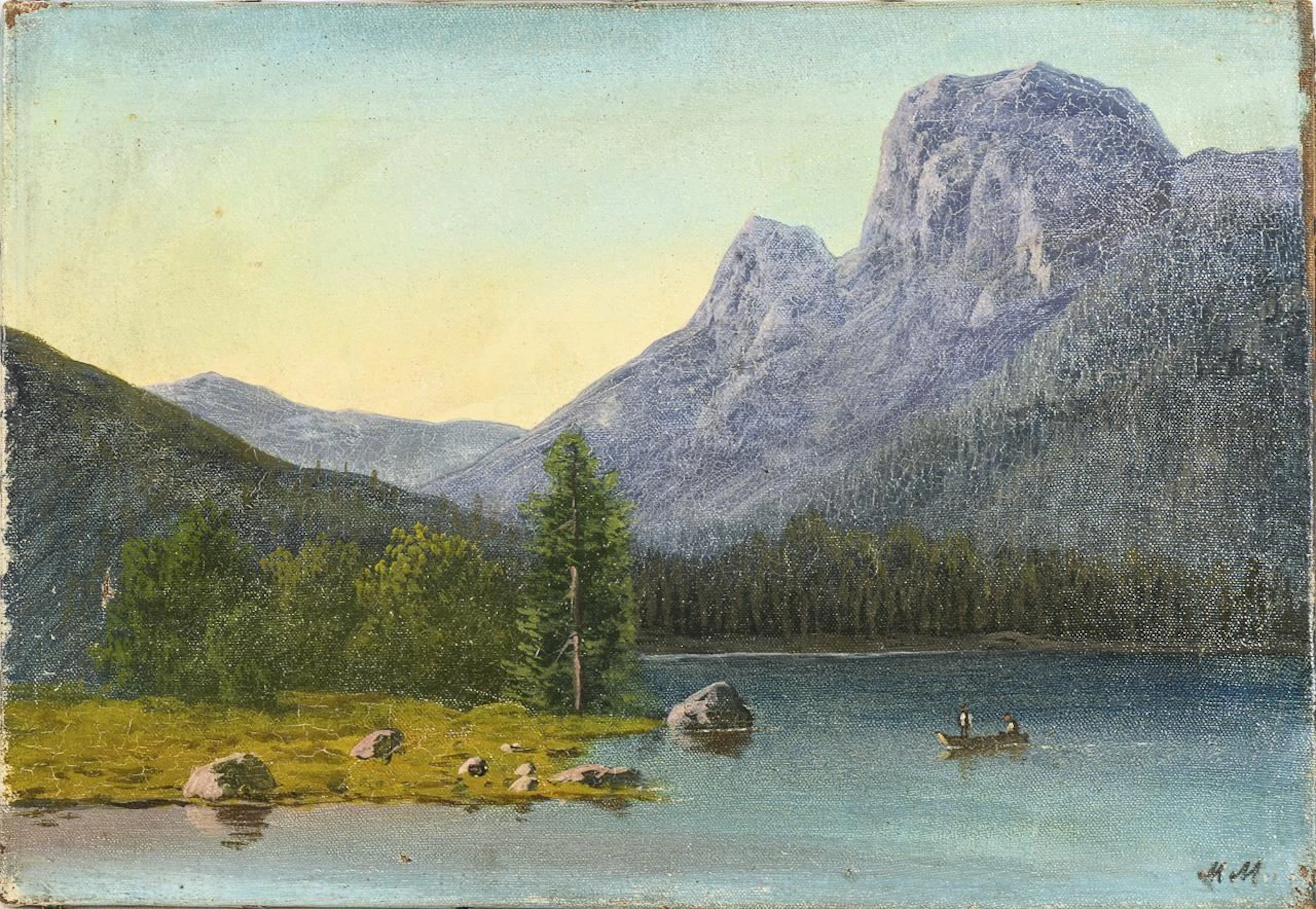 Monogramist M.M. Monogramist M.M. Monogramist M.M. Mountain Lake