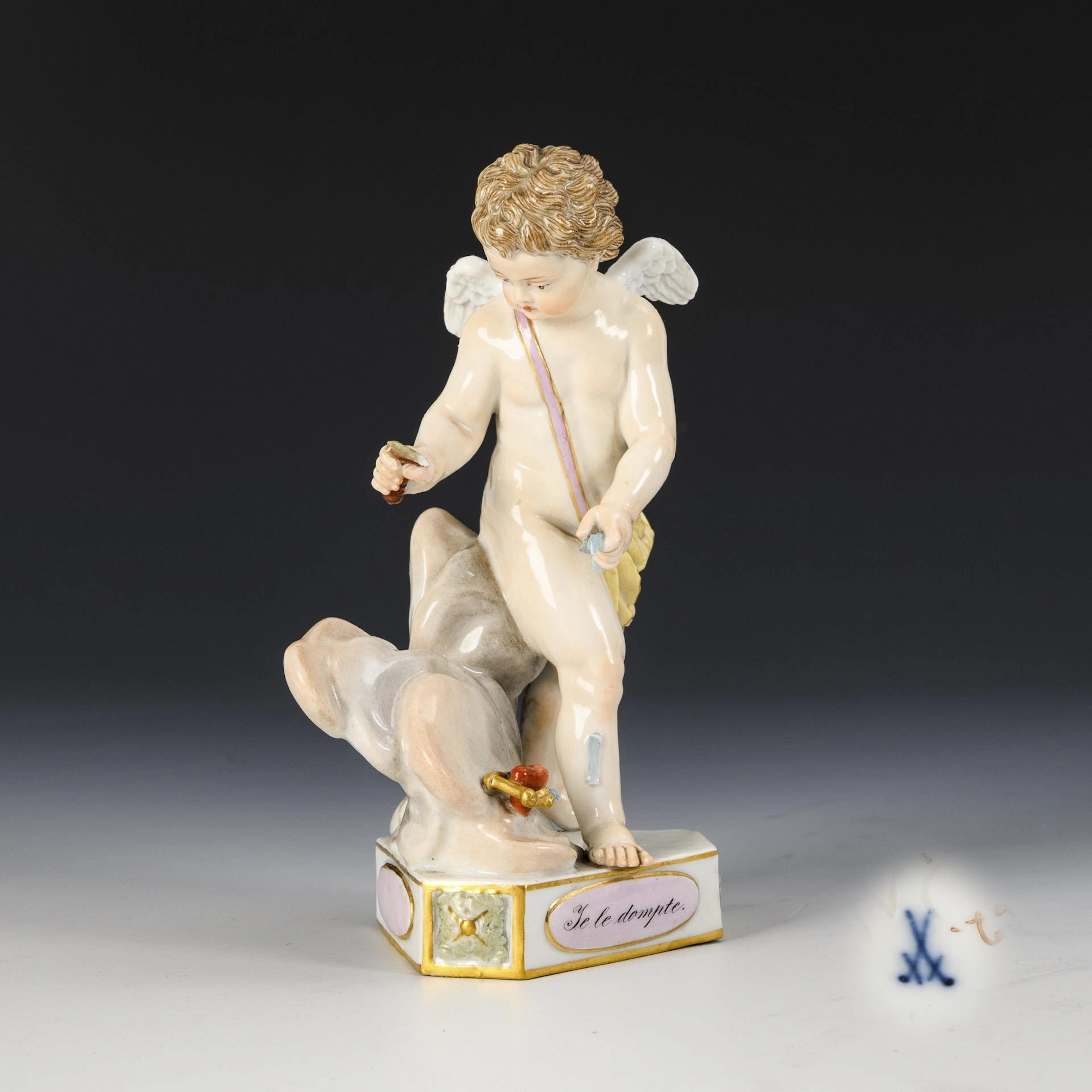 Currency child "Je le dompte". Meissen.