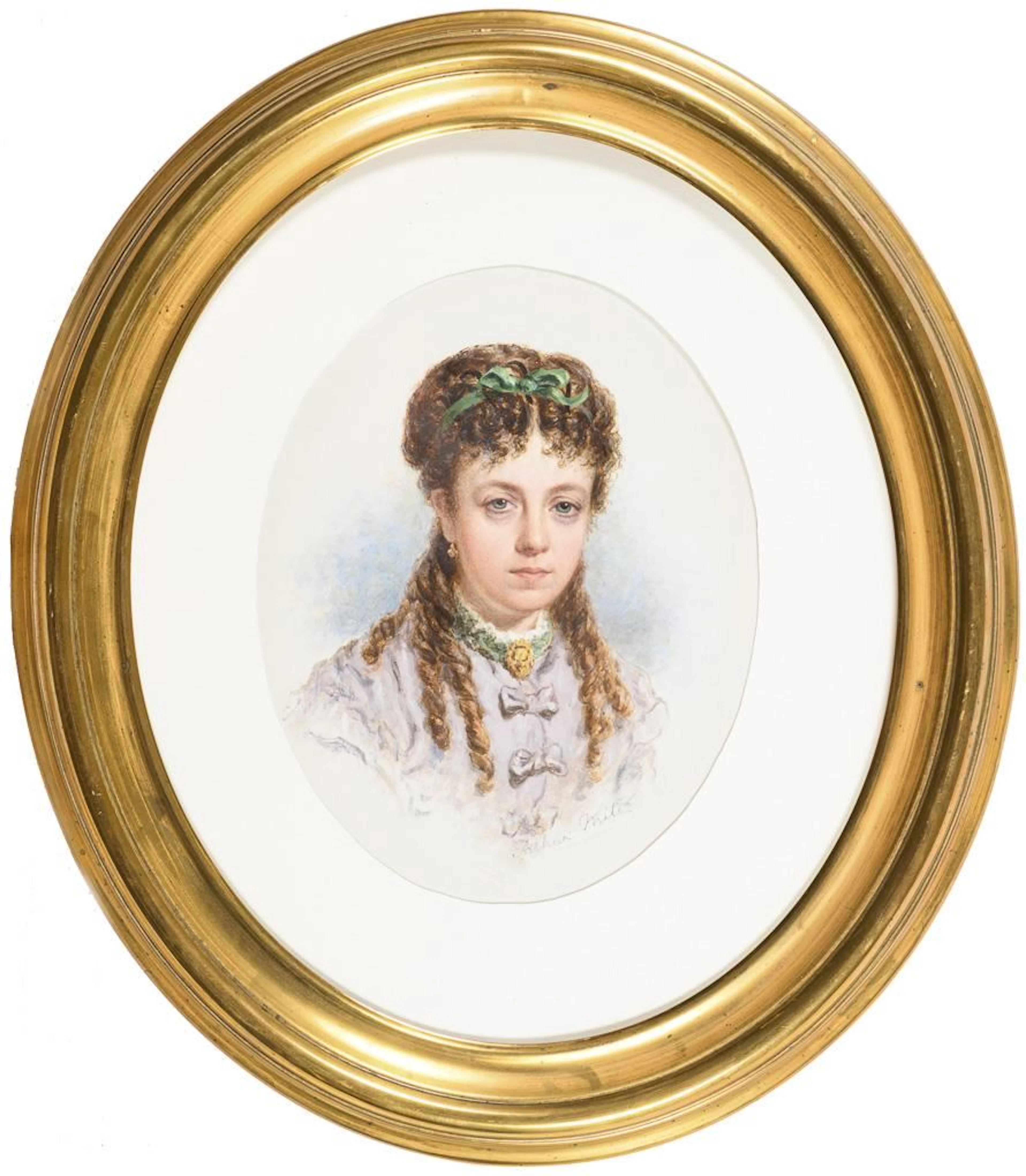 MILES, Arthur, MILES, Arthur, MILES, Arthur, Portrait of a Young Woman