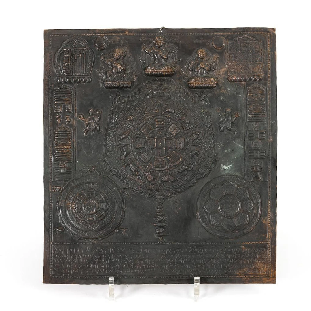 Calendar plate.