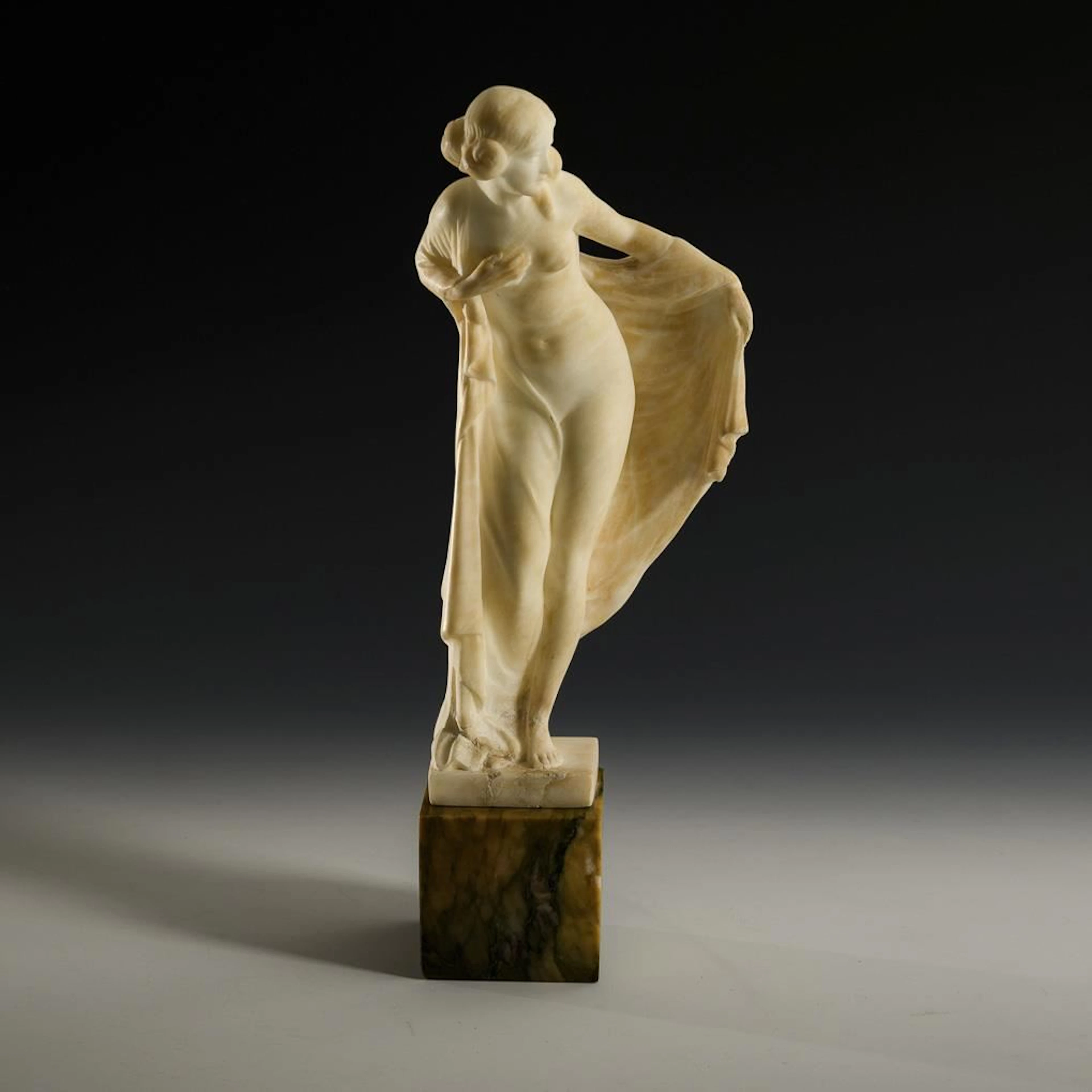 Small Art Nouveau female figure