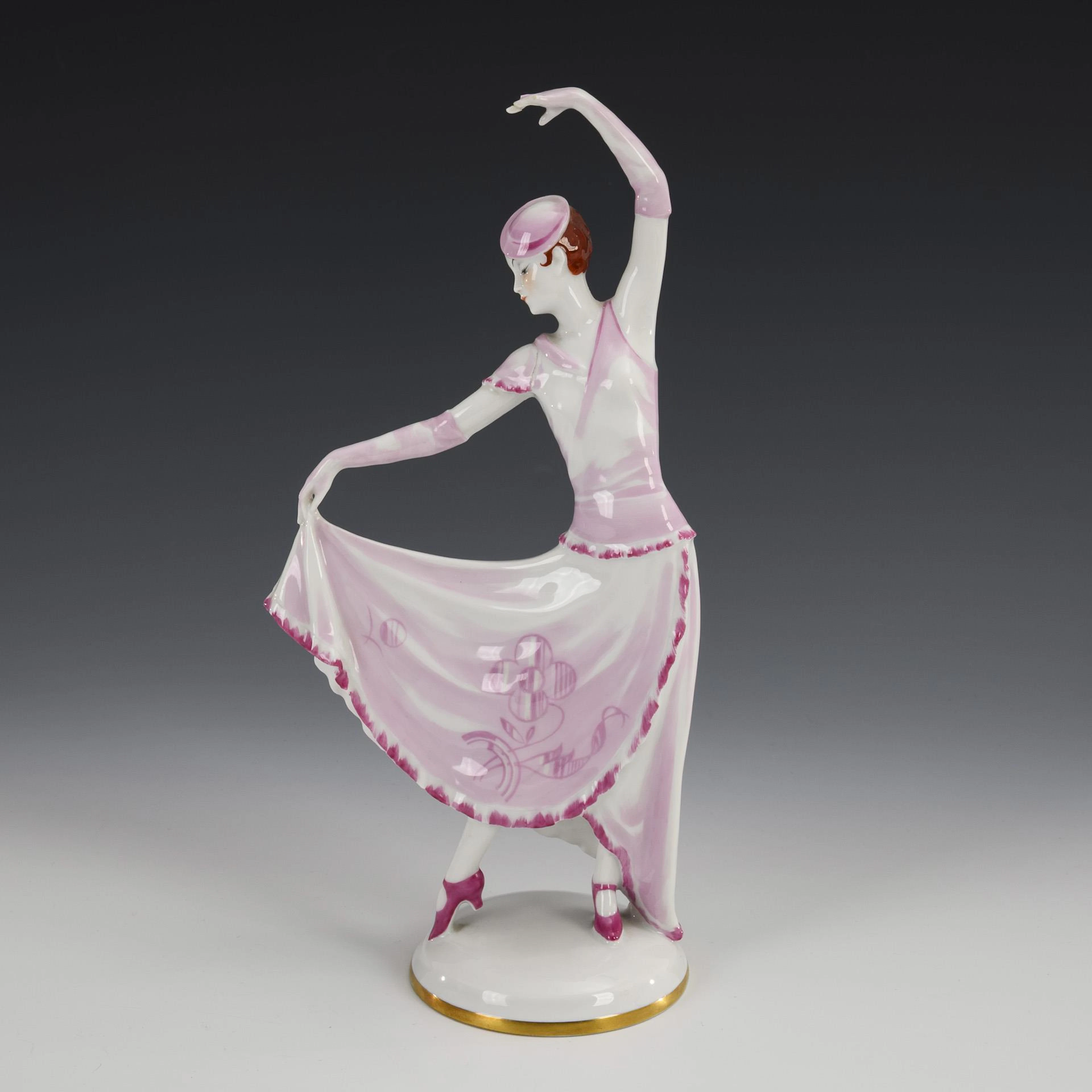 Art deco dancer. Pirkenhammer.