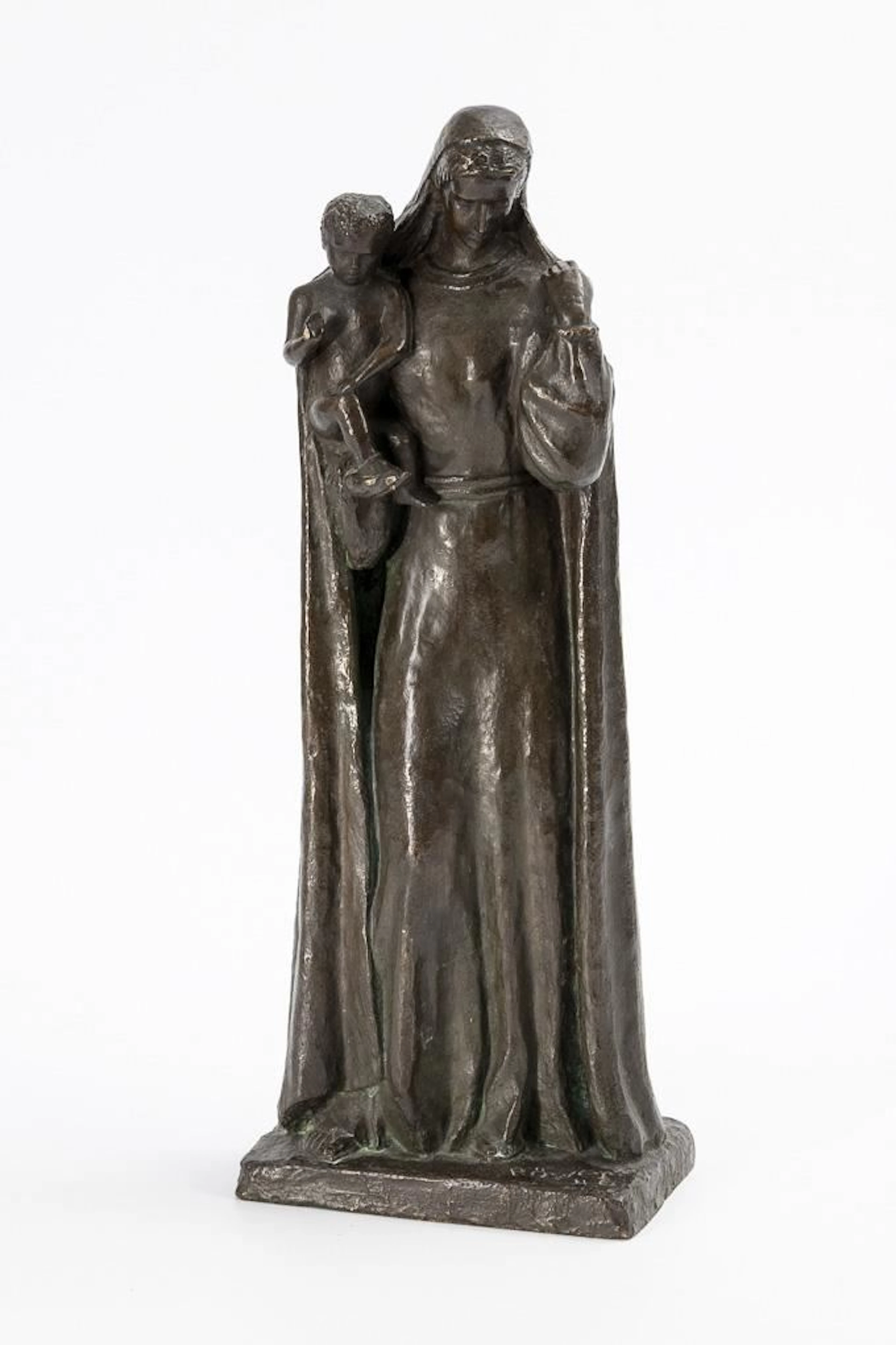 RÖWER, RÖWER, RÖWER, Bronze sculpture: Mary with Child