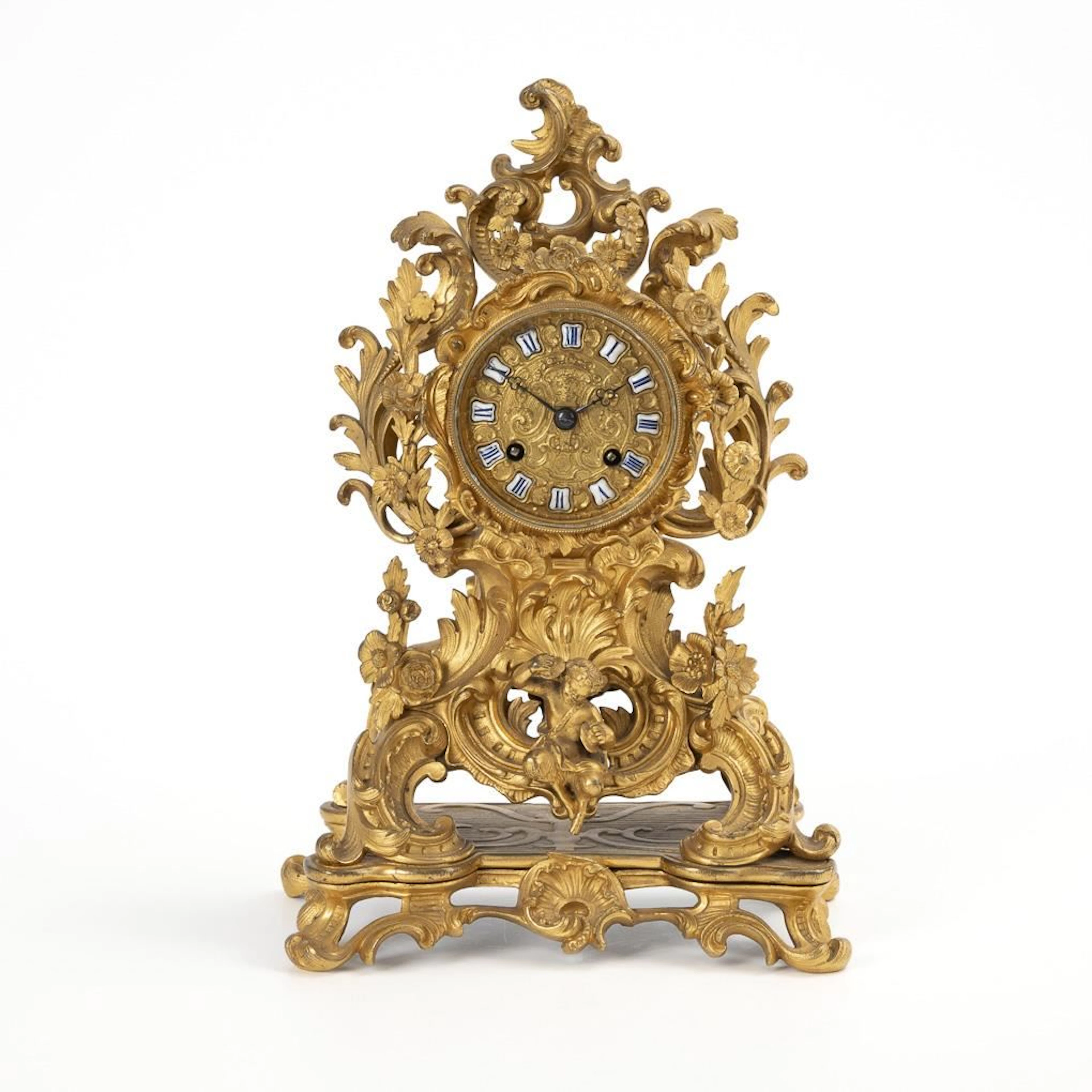 French Neo-Rococo pendulum clock.