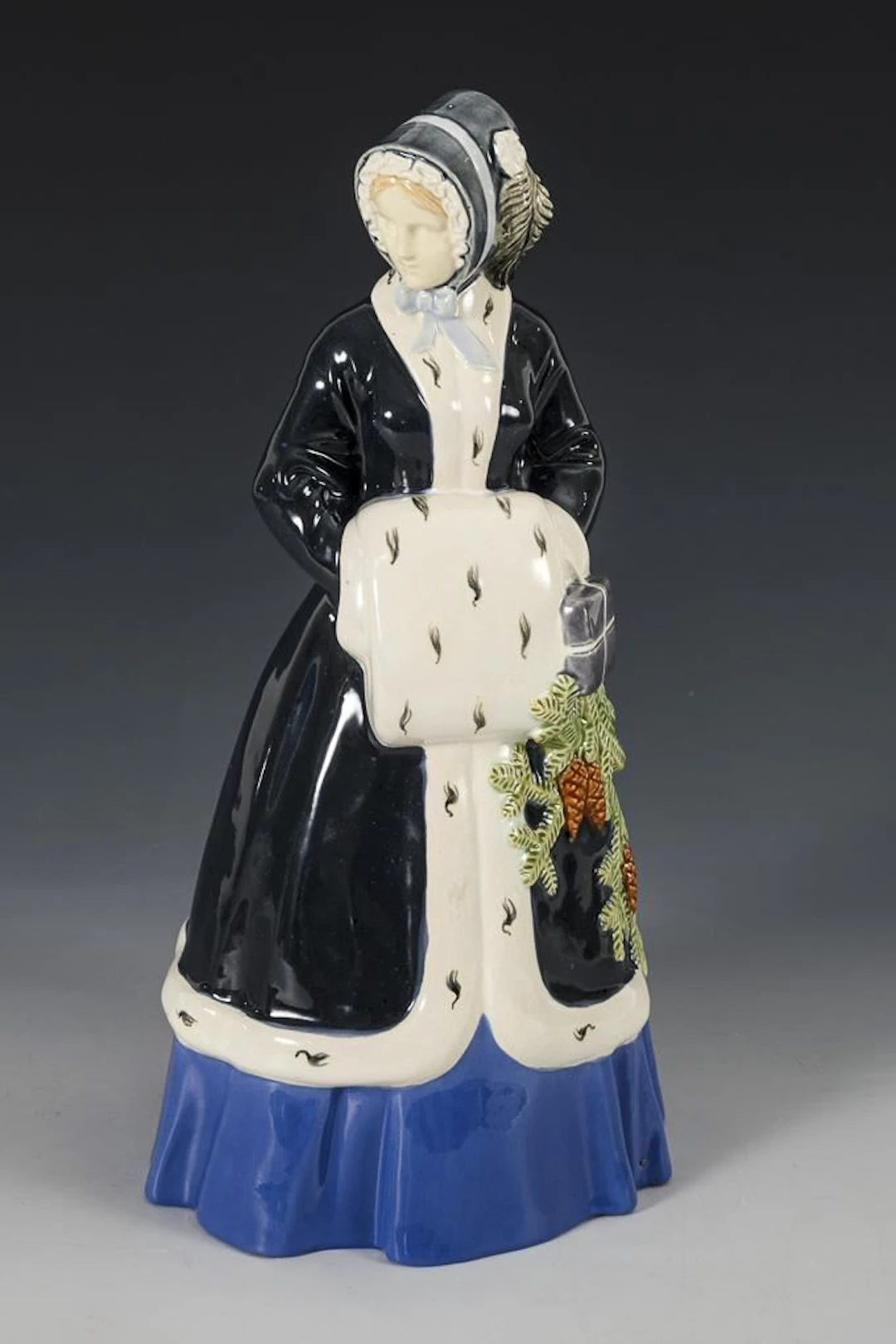 Art Nouveau "Winter" Seasonal Figurine. Probably from the Vienna Art