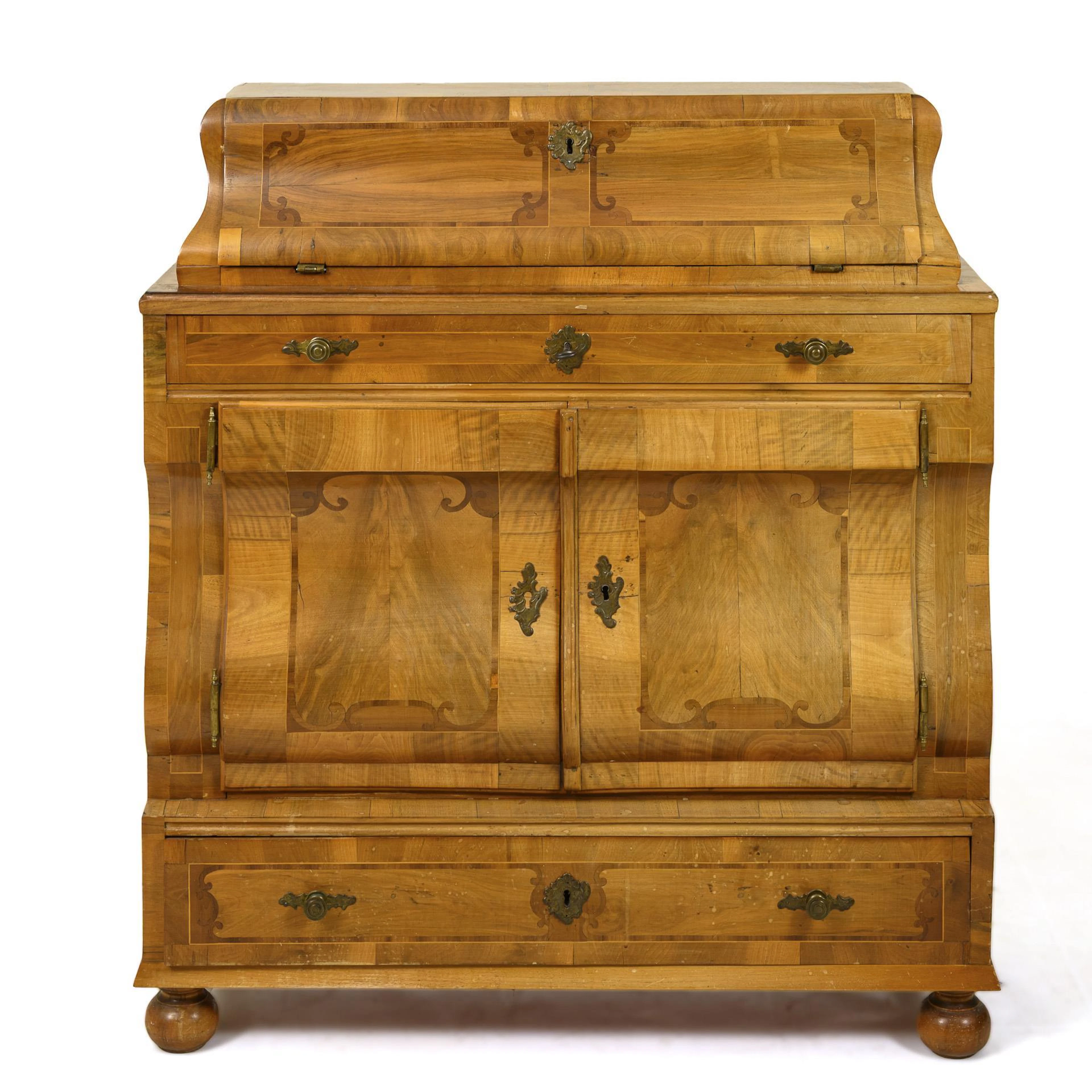 Rare baroque writing furniture.