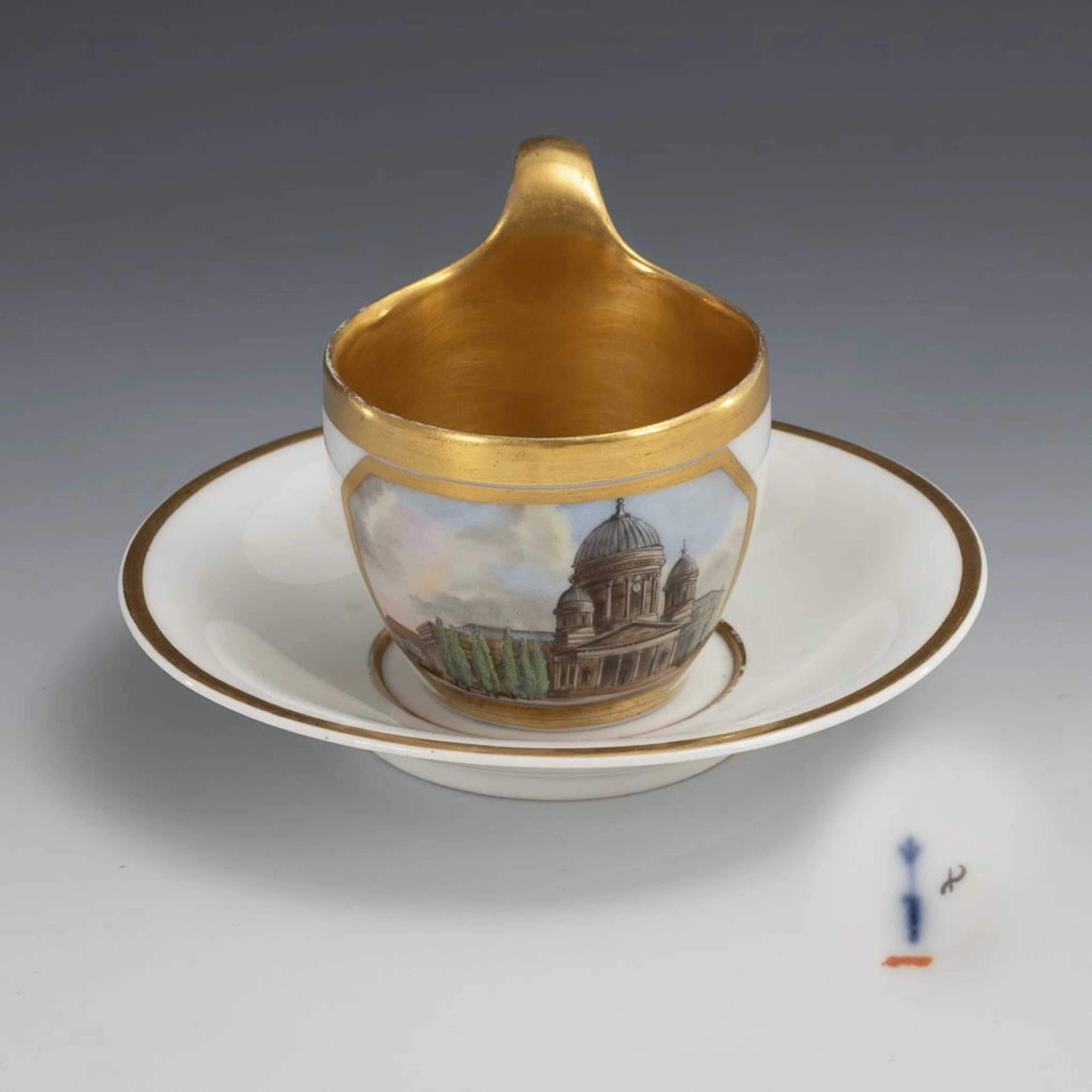 Decorative cup “The Cathedral in Berlin”. KPM Berlin.