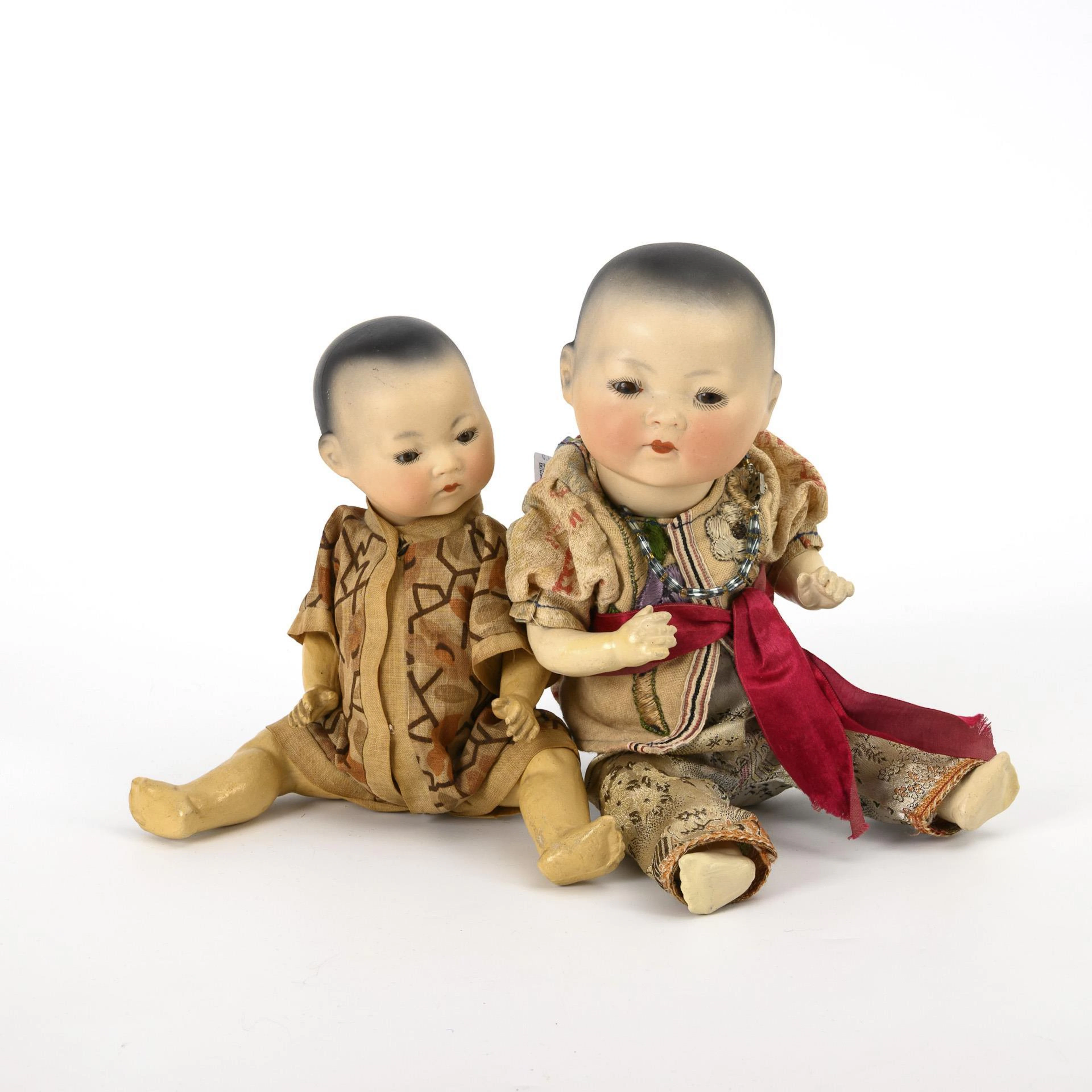 2 full head baby dolls. Armand Marseille.