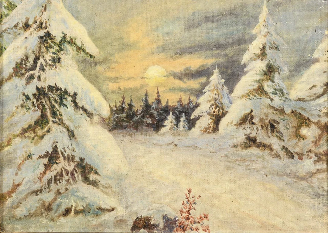 Anonymous, Anonymous, Anonymous, Small Winter Landscape